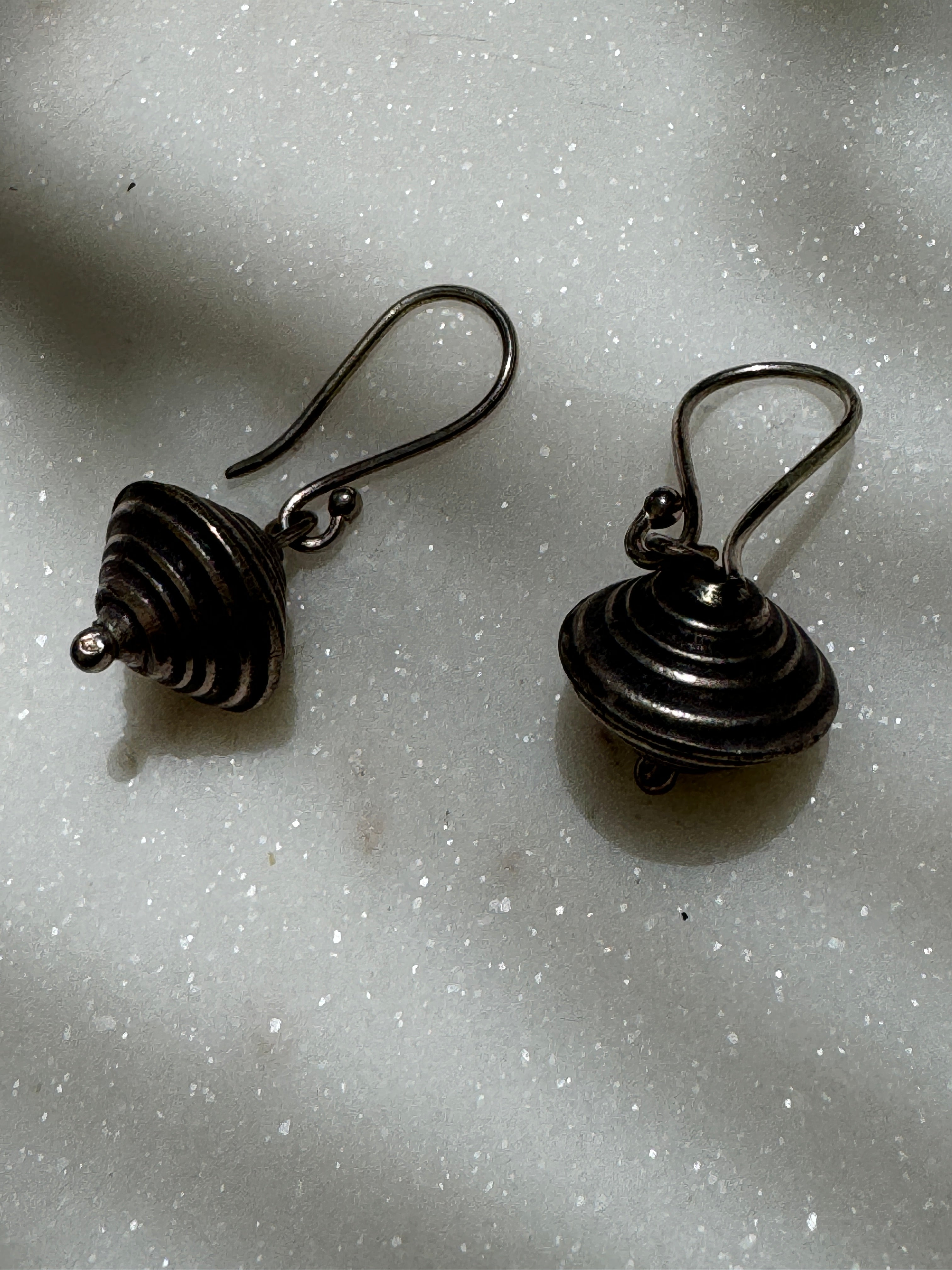 Future Nomads Earrings Large Dervish Earrings Silver