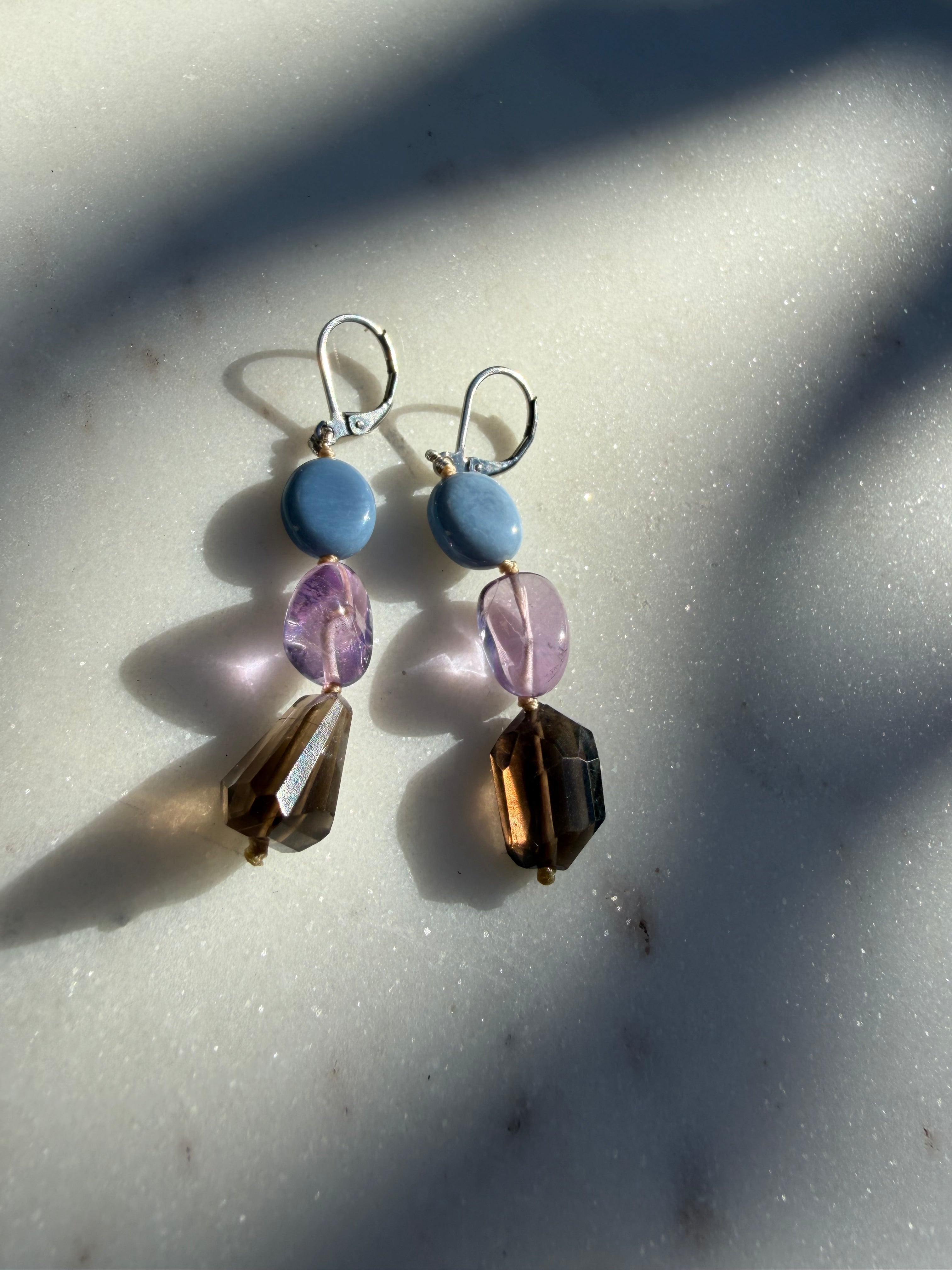 Nomad Drops Smokey Mix | Earrings