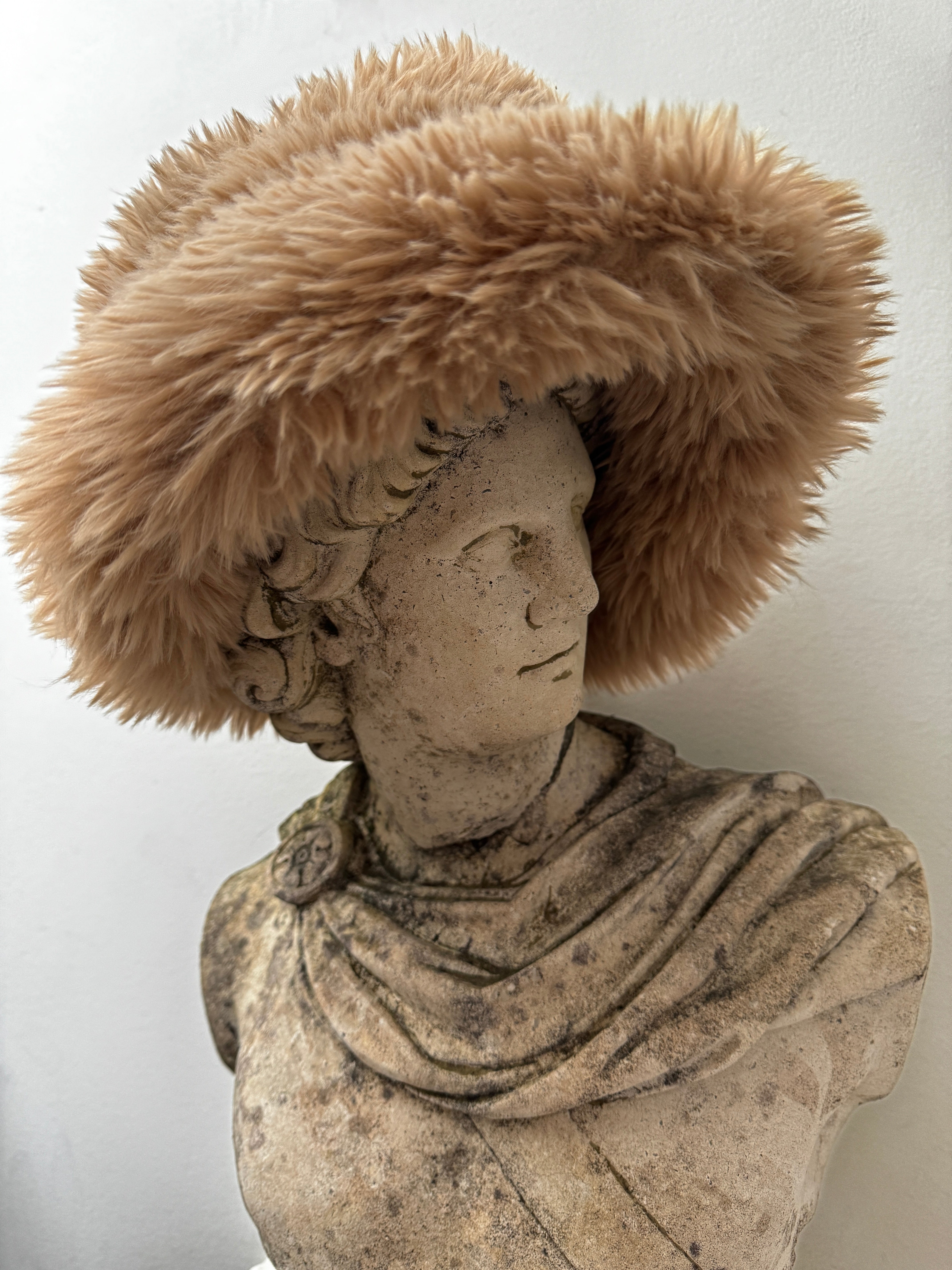 Faux Fur Bucket Hat Natural | Hats