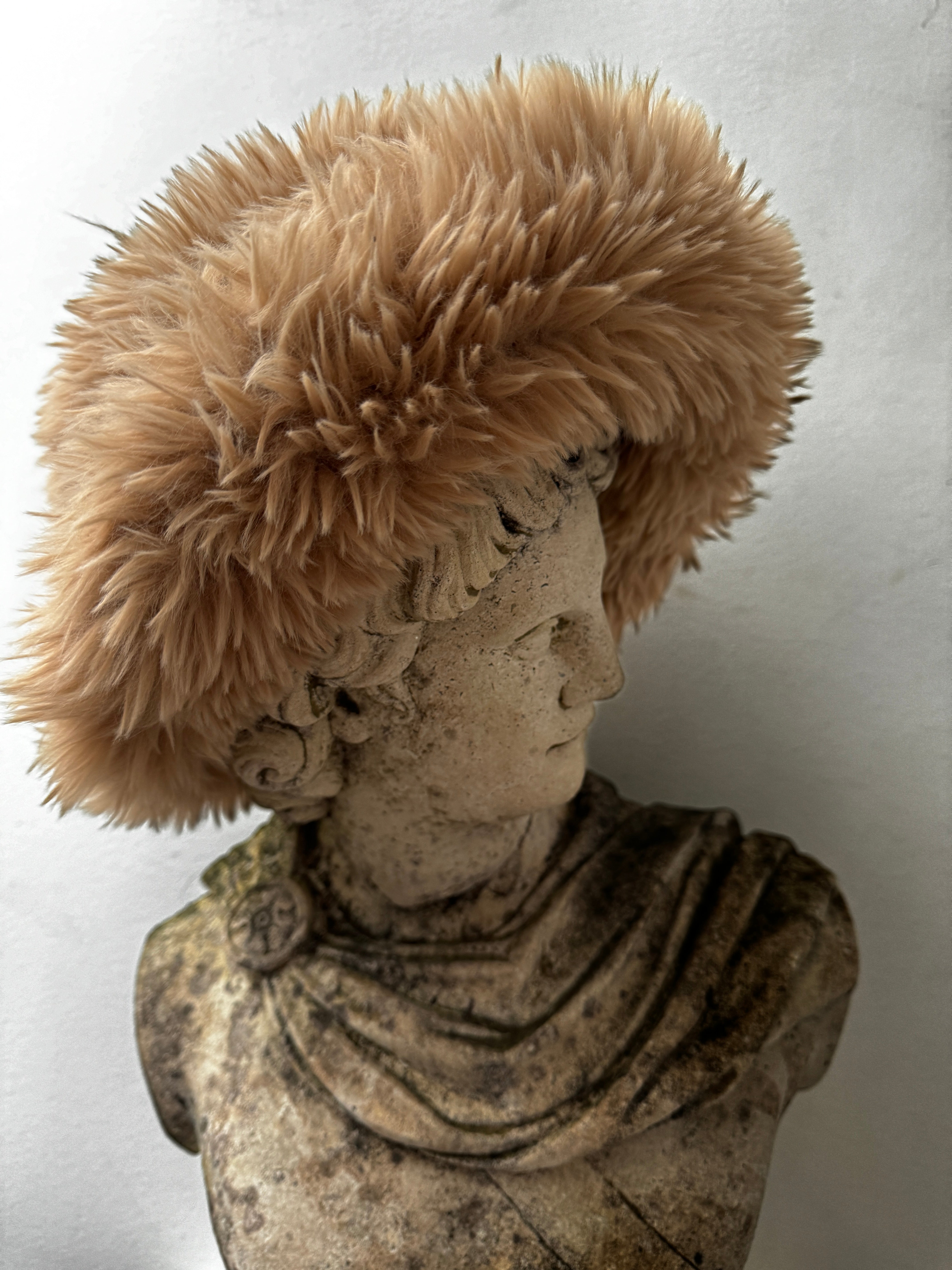 Faux Fur Bucket Hat Natural | Hats
