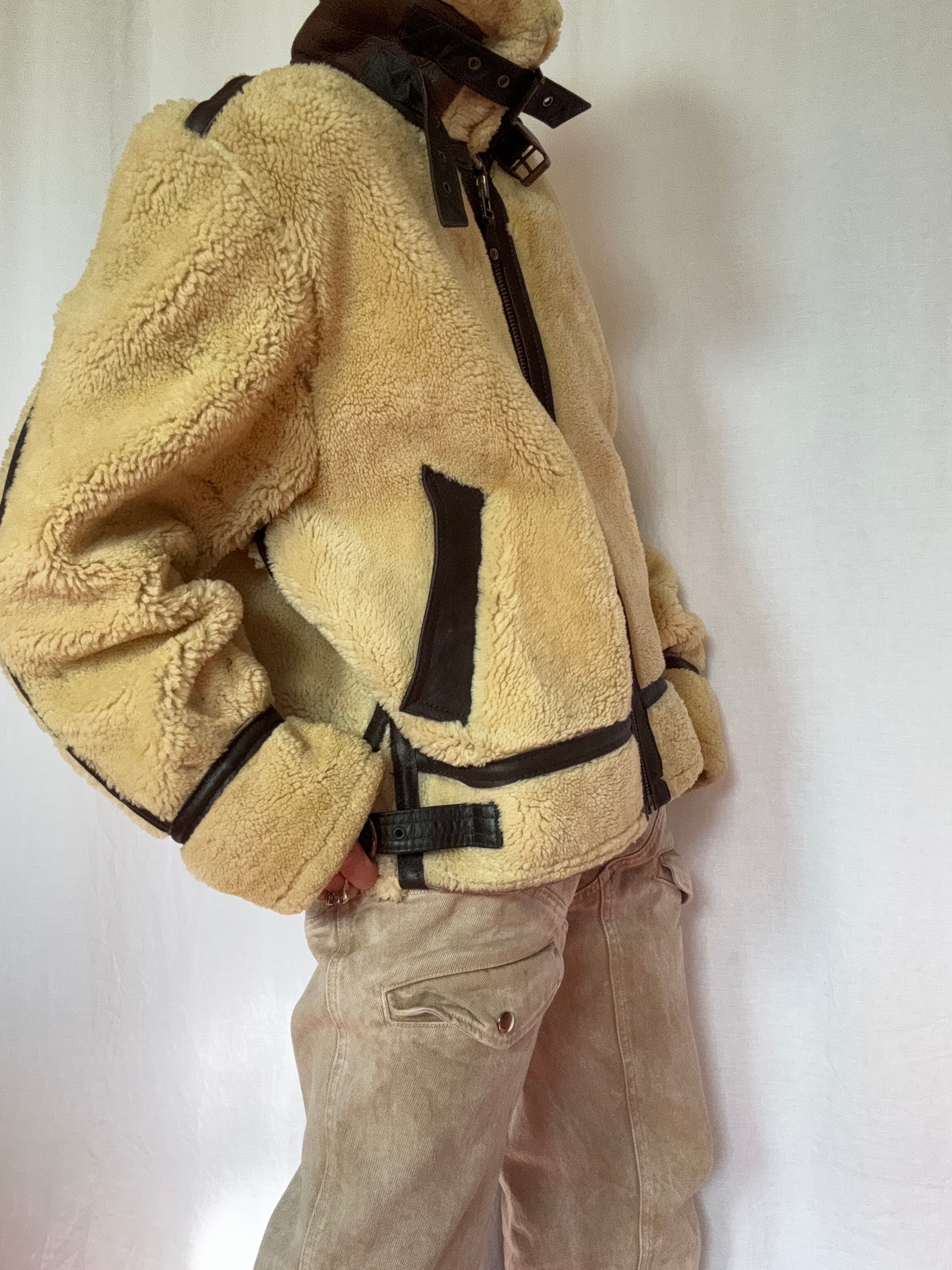 Future Nomads Jackets Large Scholt NYC Shearling