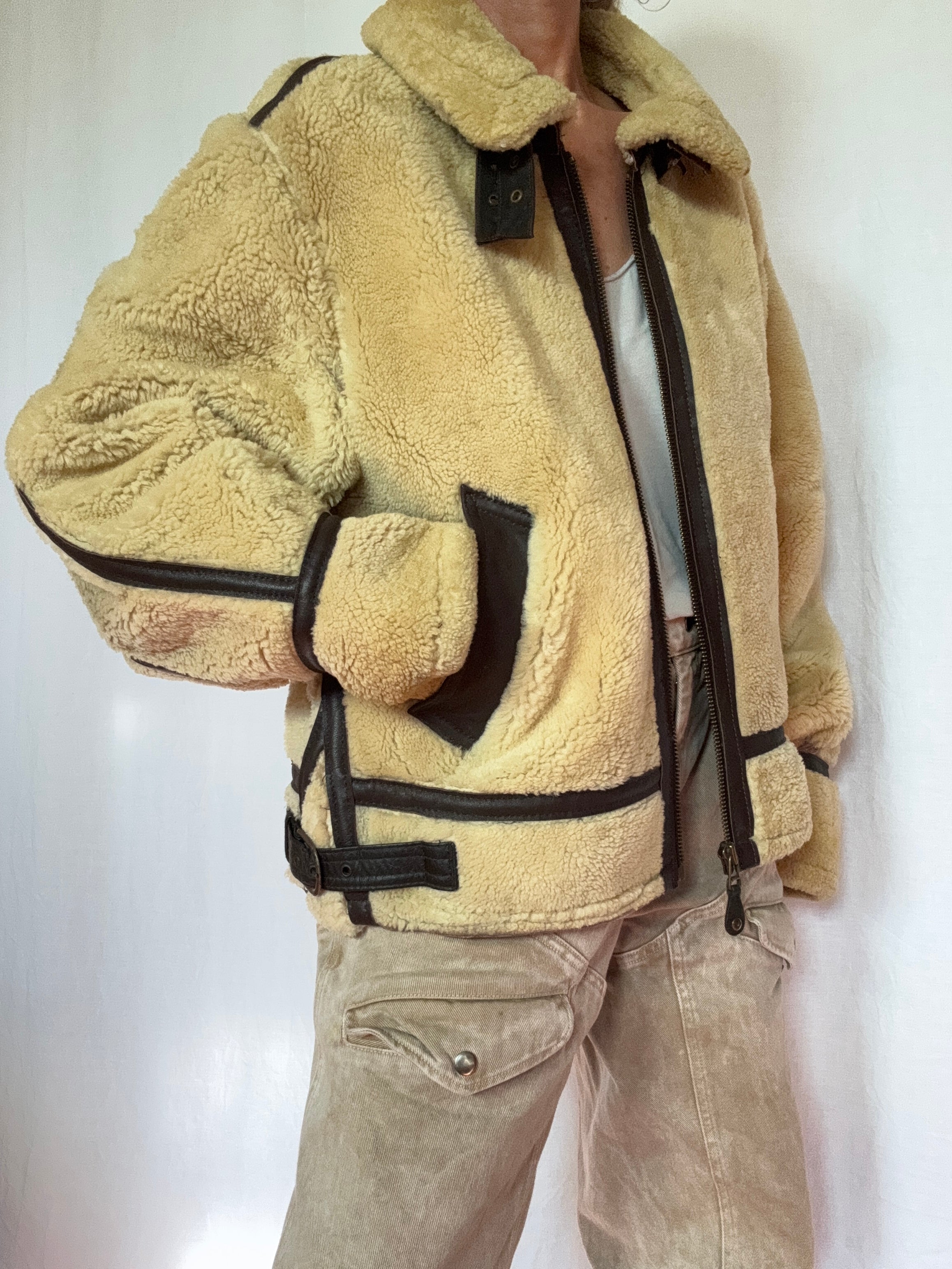 Future Nomads Jackets Large Scholt NYC Shearling