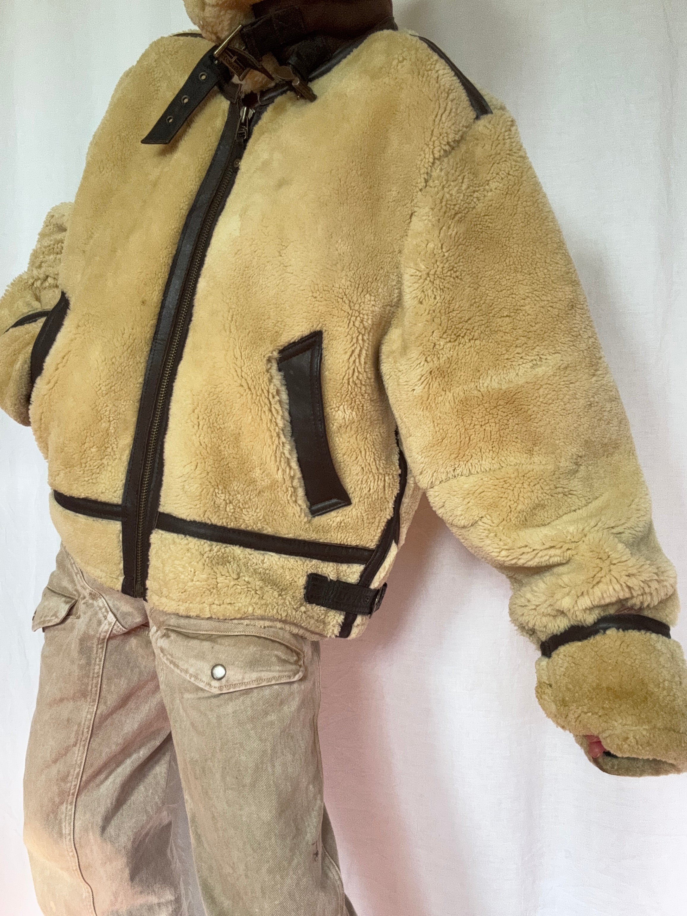 Future Nomads Jackets Large Scholt NYC Shearling