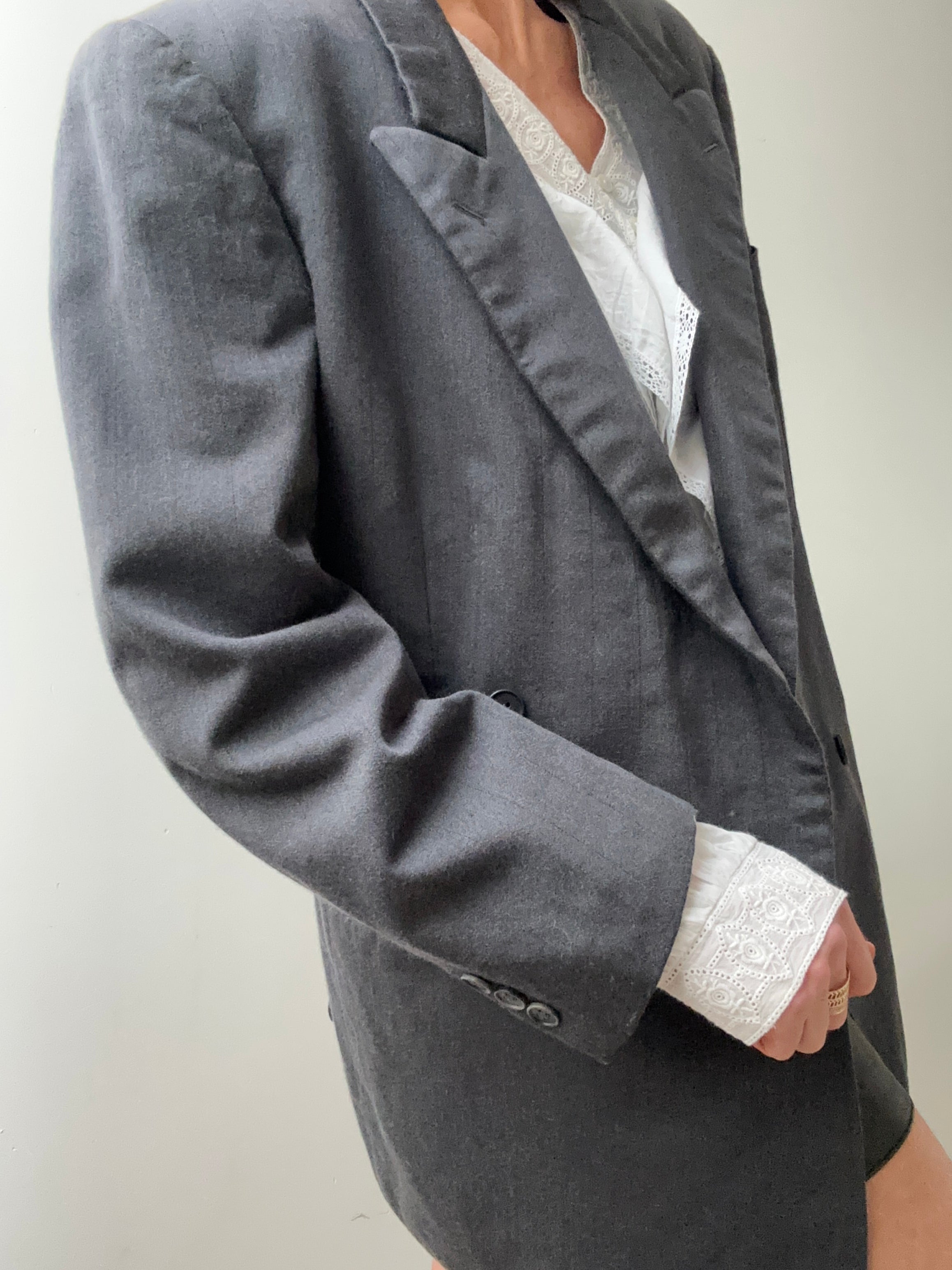 Vintage Farago Deep Grey Blazer | Jackets