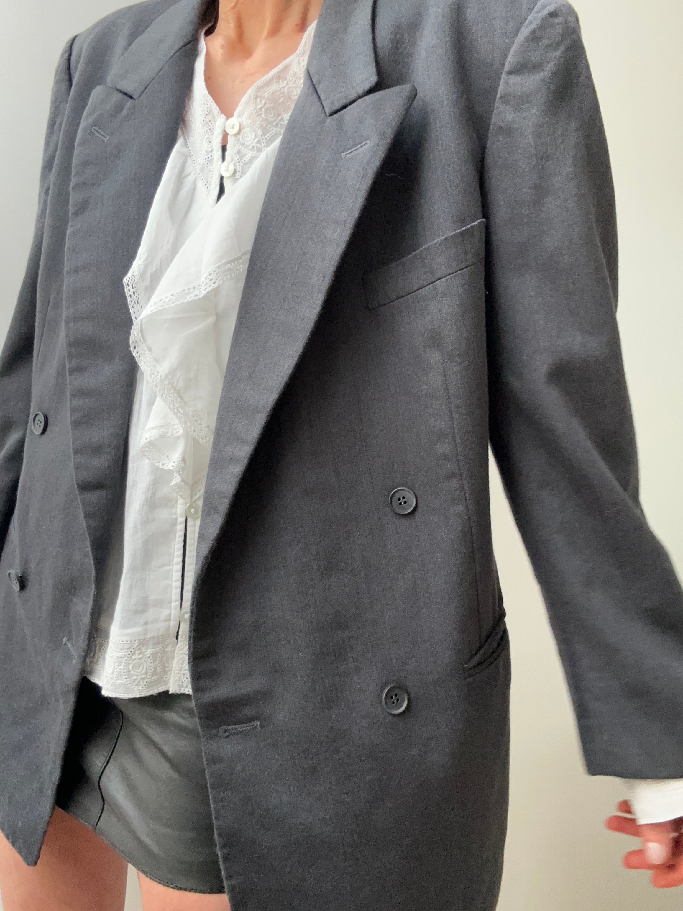 Vintage Farago Deep Grey Blazer | Jackets