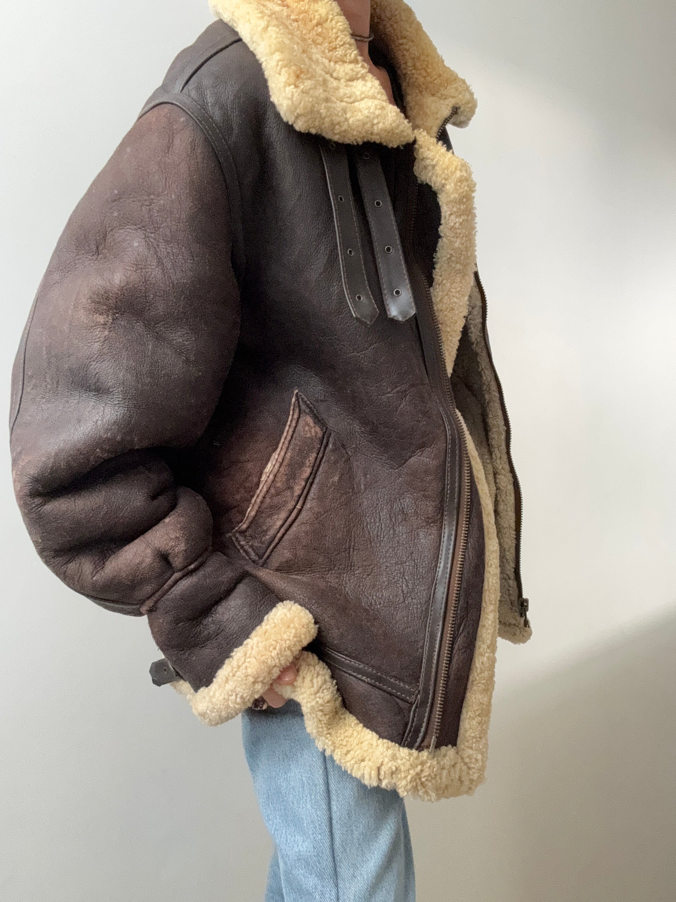 Future Nomads Jackets Large-XLarge Original Vintage Shearling Jacket