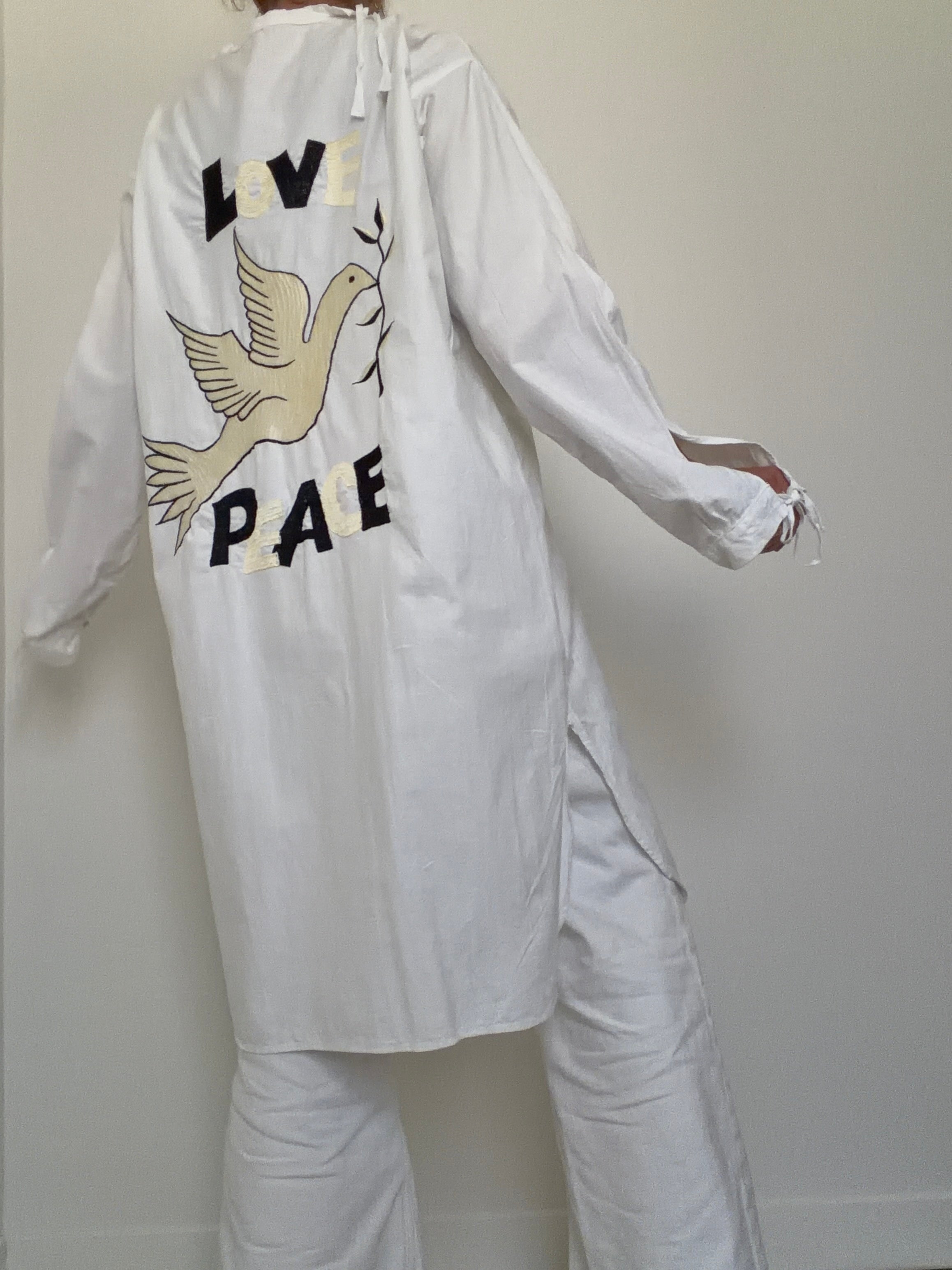 White Vintage Medical Gown | Jackets
