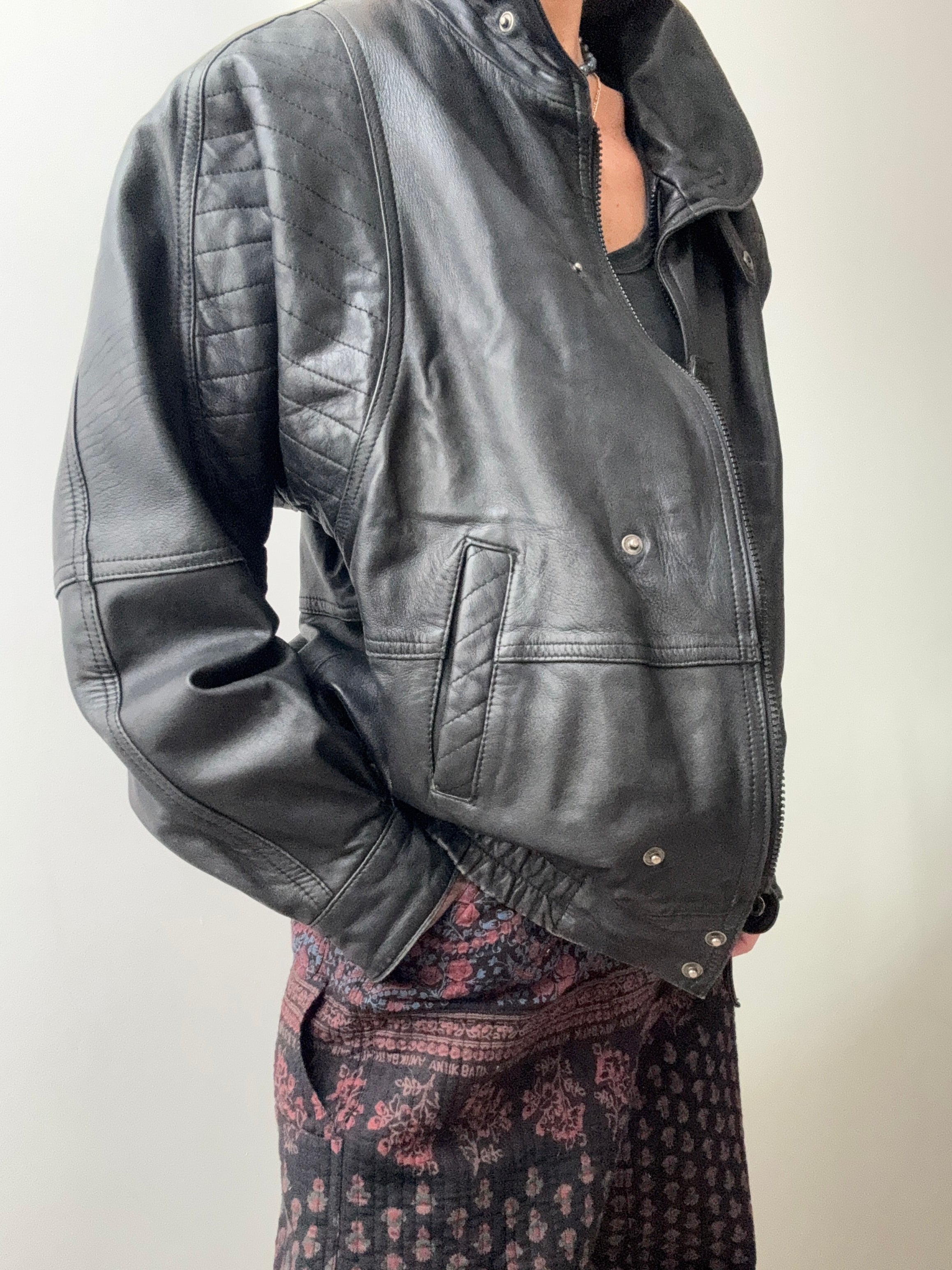 C Rene C Vintage Leather Jacket | Jackets