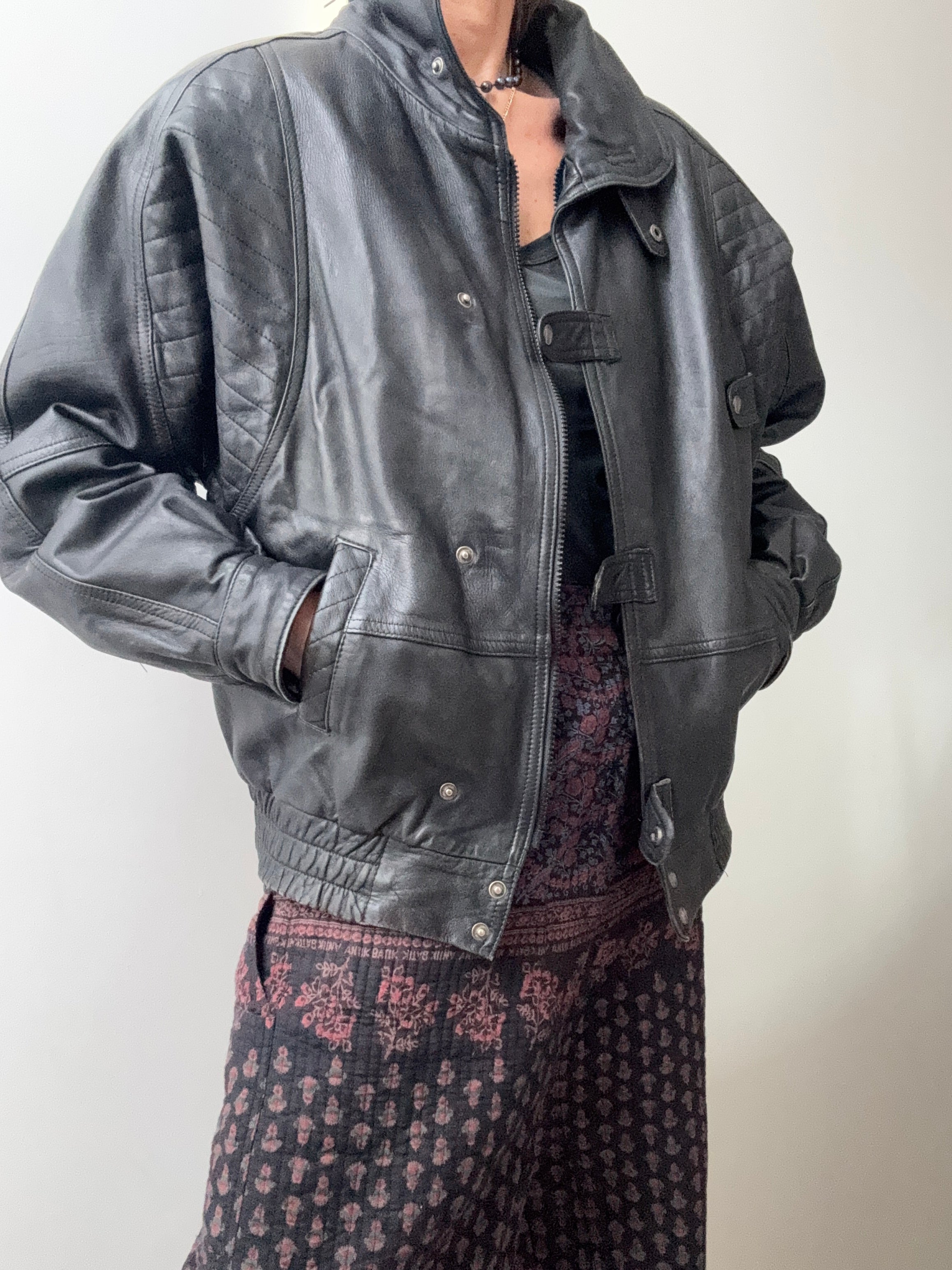C Rene C Vintage Leather Jacket | Jackets