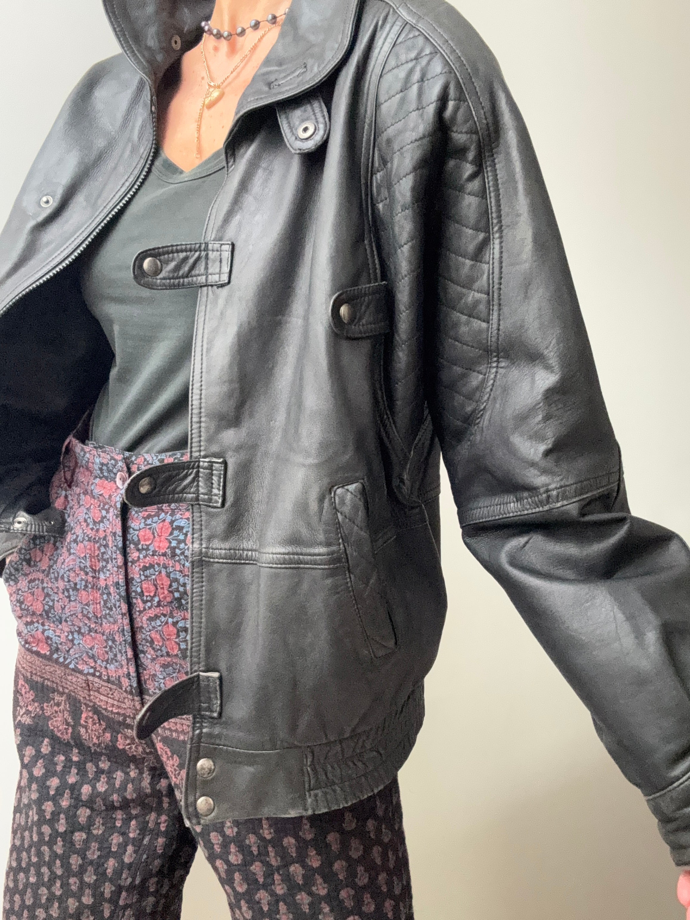 C Rene C Vintage Leather Jacket | Jackets