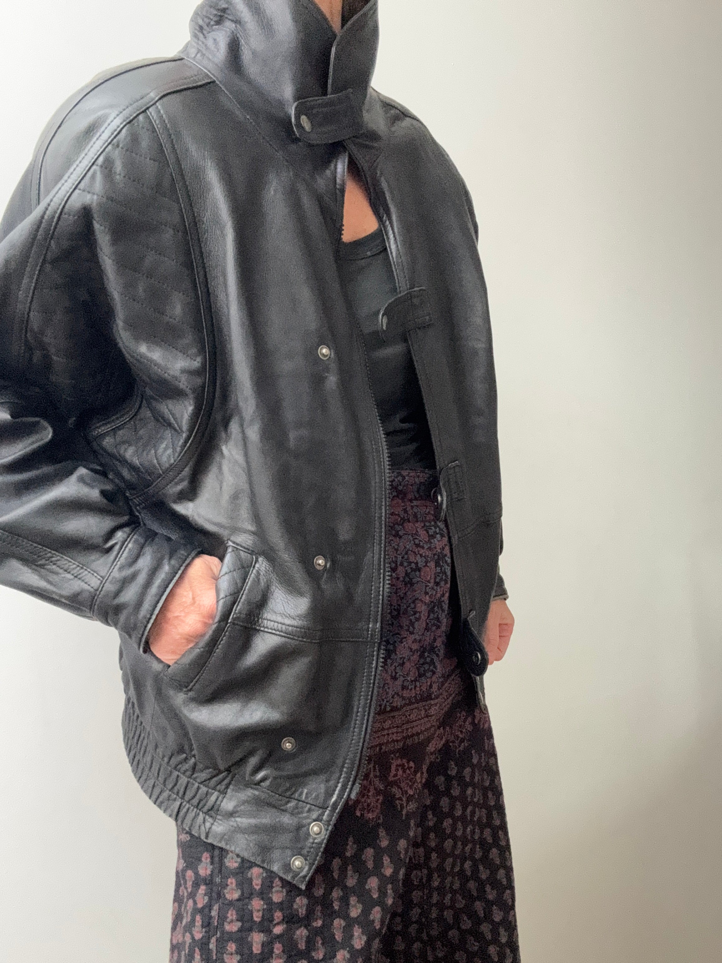 C Rene C Vintage Leather Jacket | Jackets