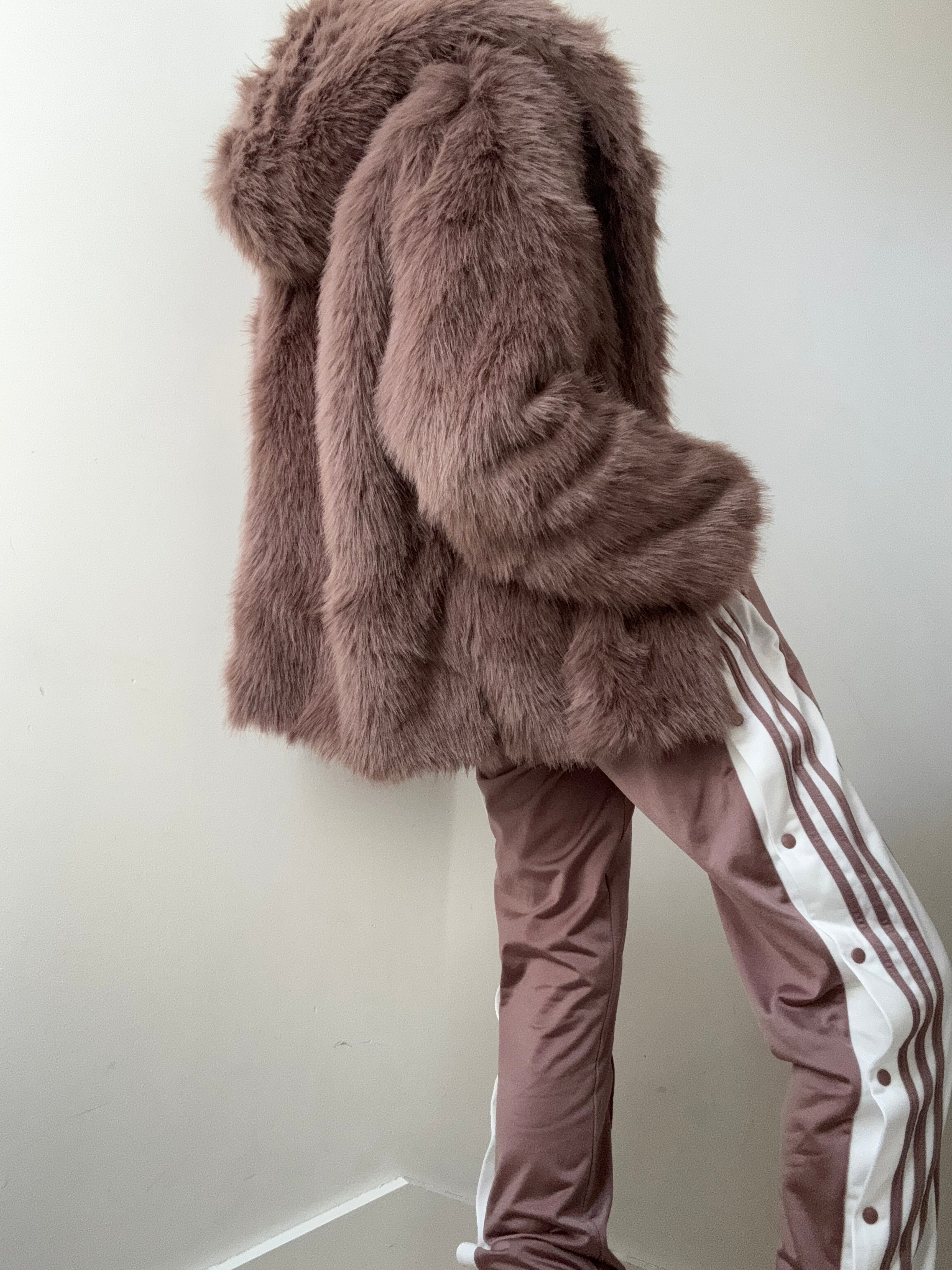 Cropped Hood Fur | Jackets