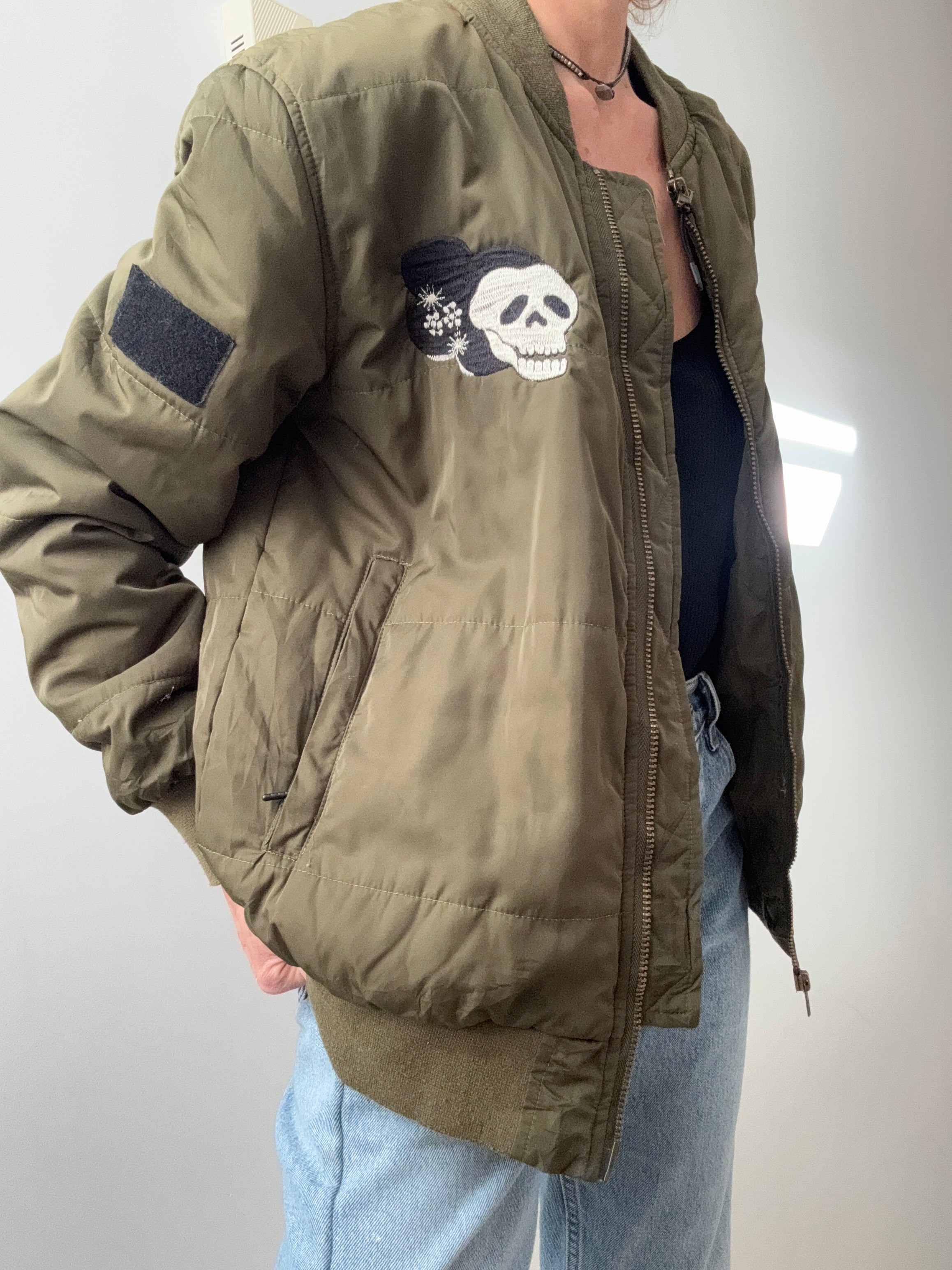 Future Nomads Jackets Medium Kyoto Green Bomber