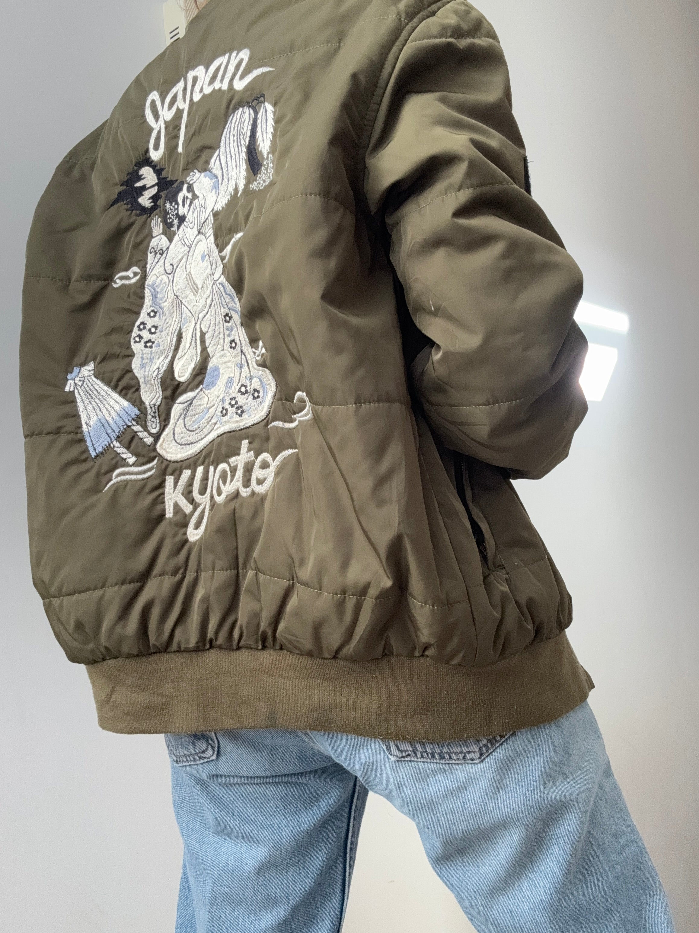 Future Nomads Jackets Medium Kyoto Green Bomber