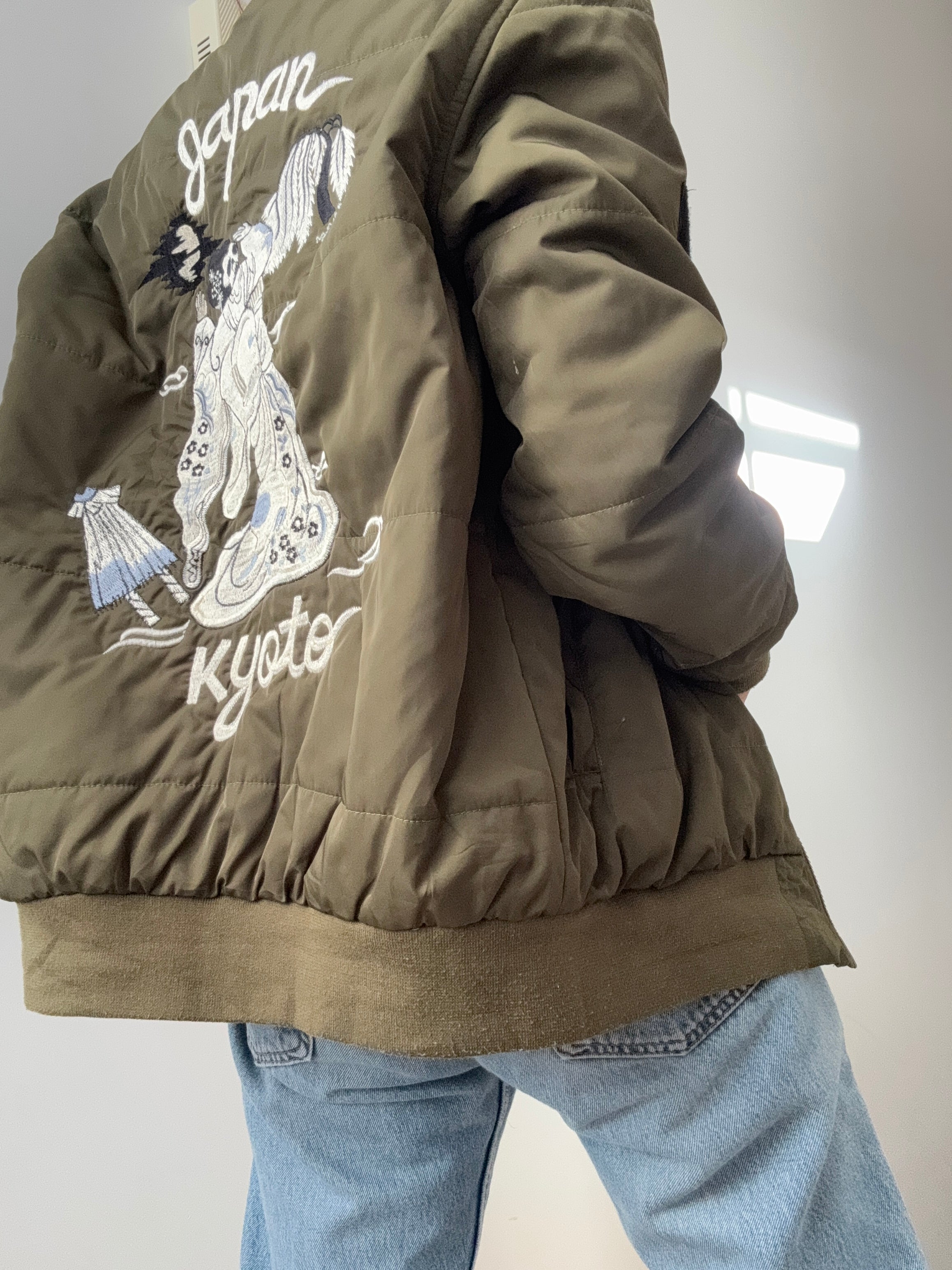 Future Nomads Jackets Medium Kyoto Green Bomber