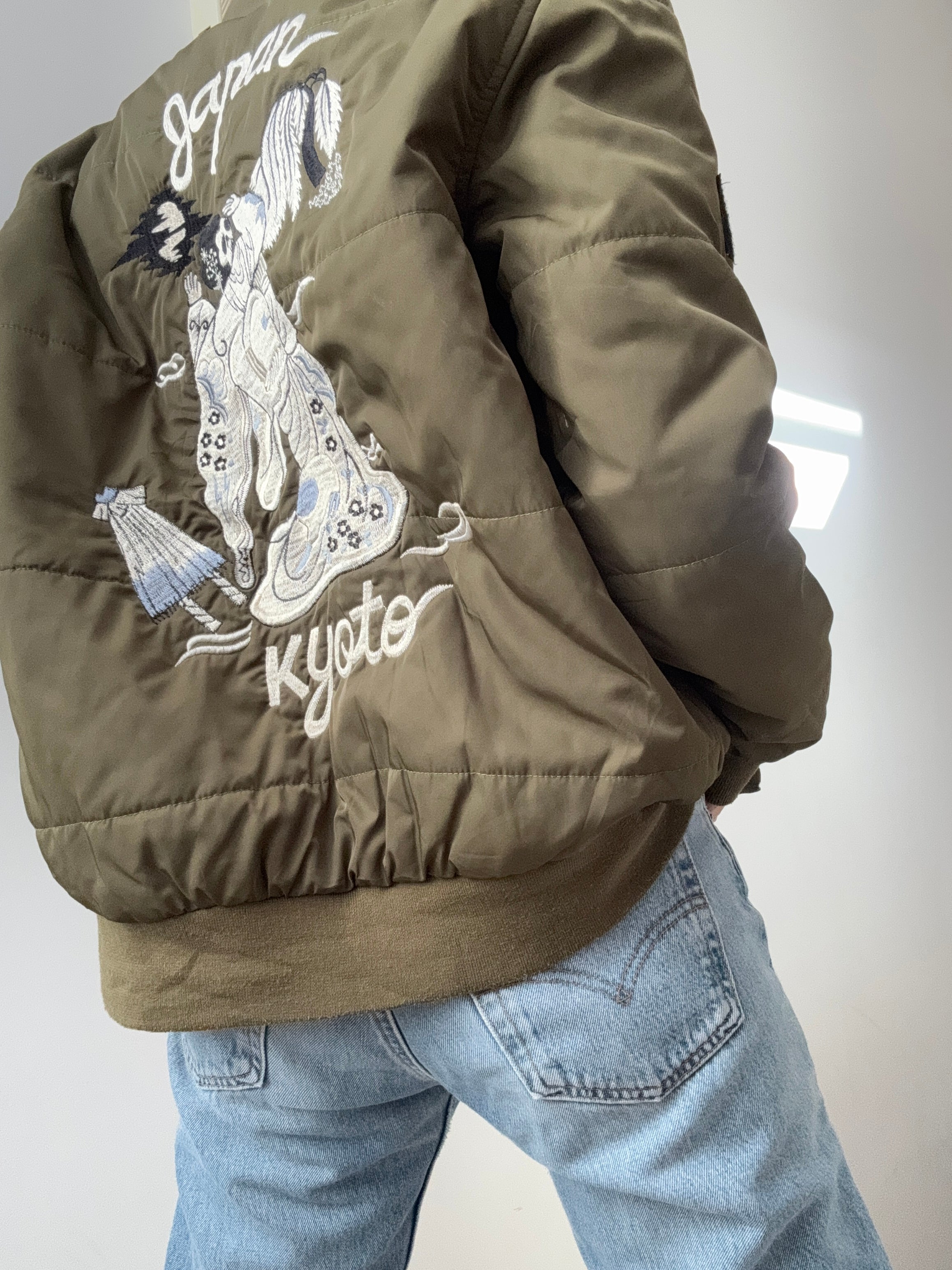 Future Nomads Jackets Medium Kyoto Green Bomber