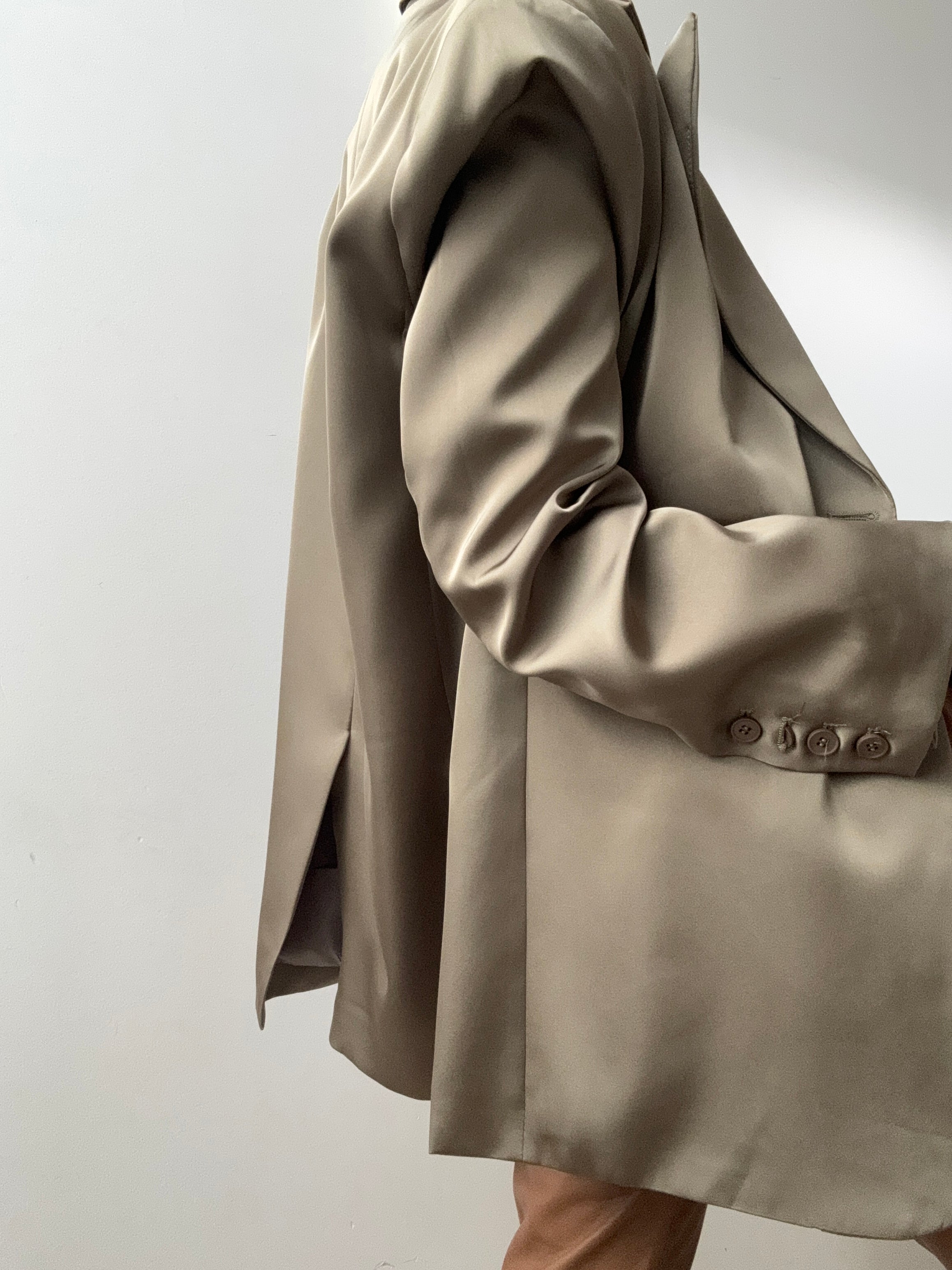 Future Nomads Jackets Satin Blazer Khaki