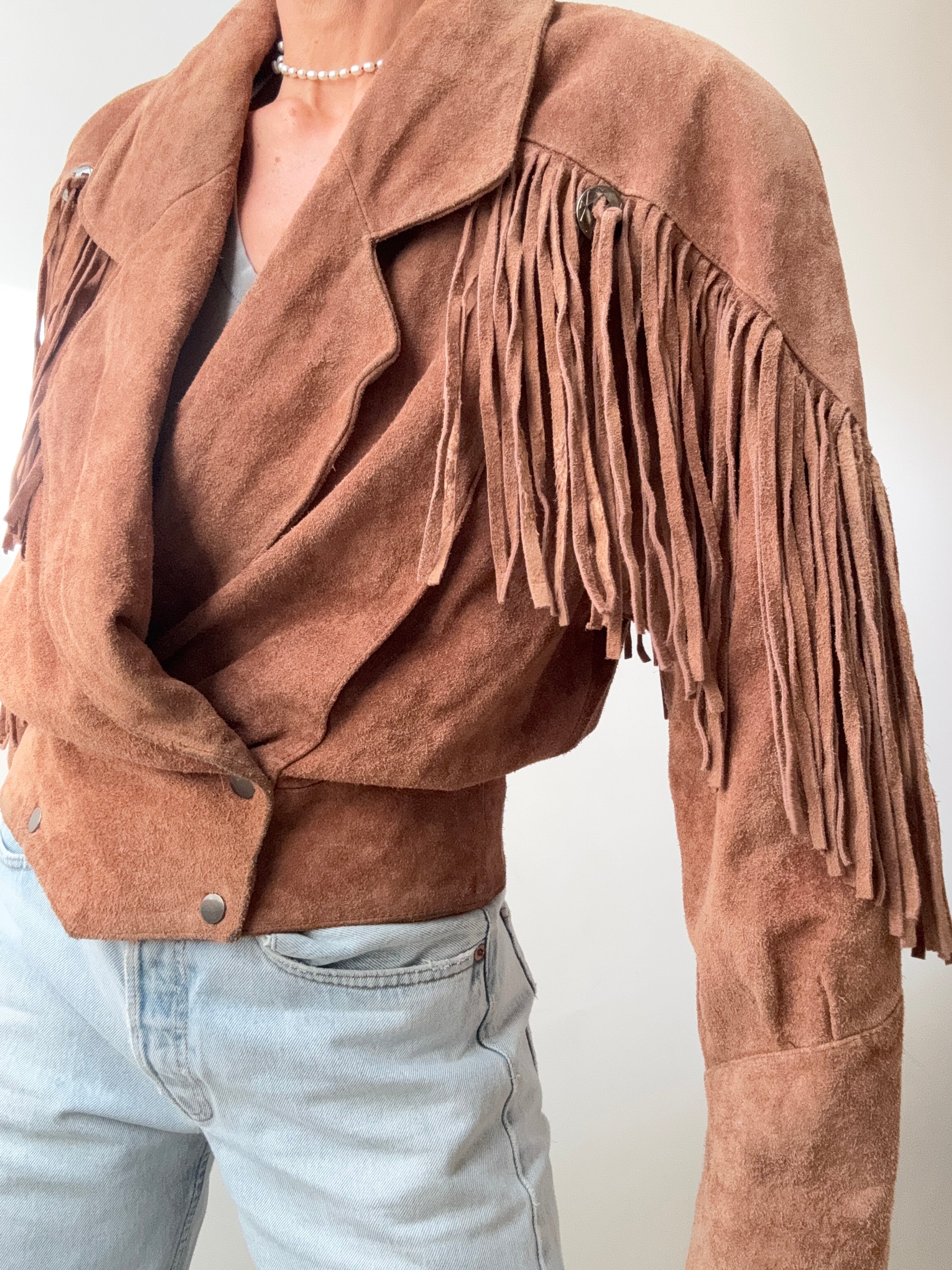 Vintage Suede 80,s Western Jacket | Jackets