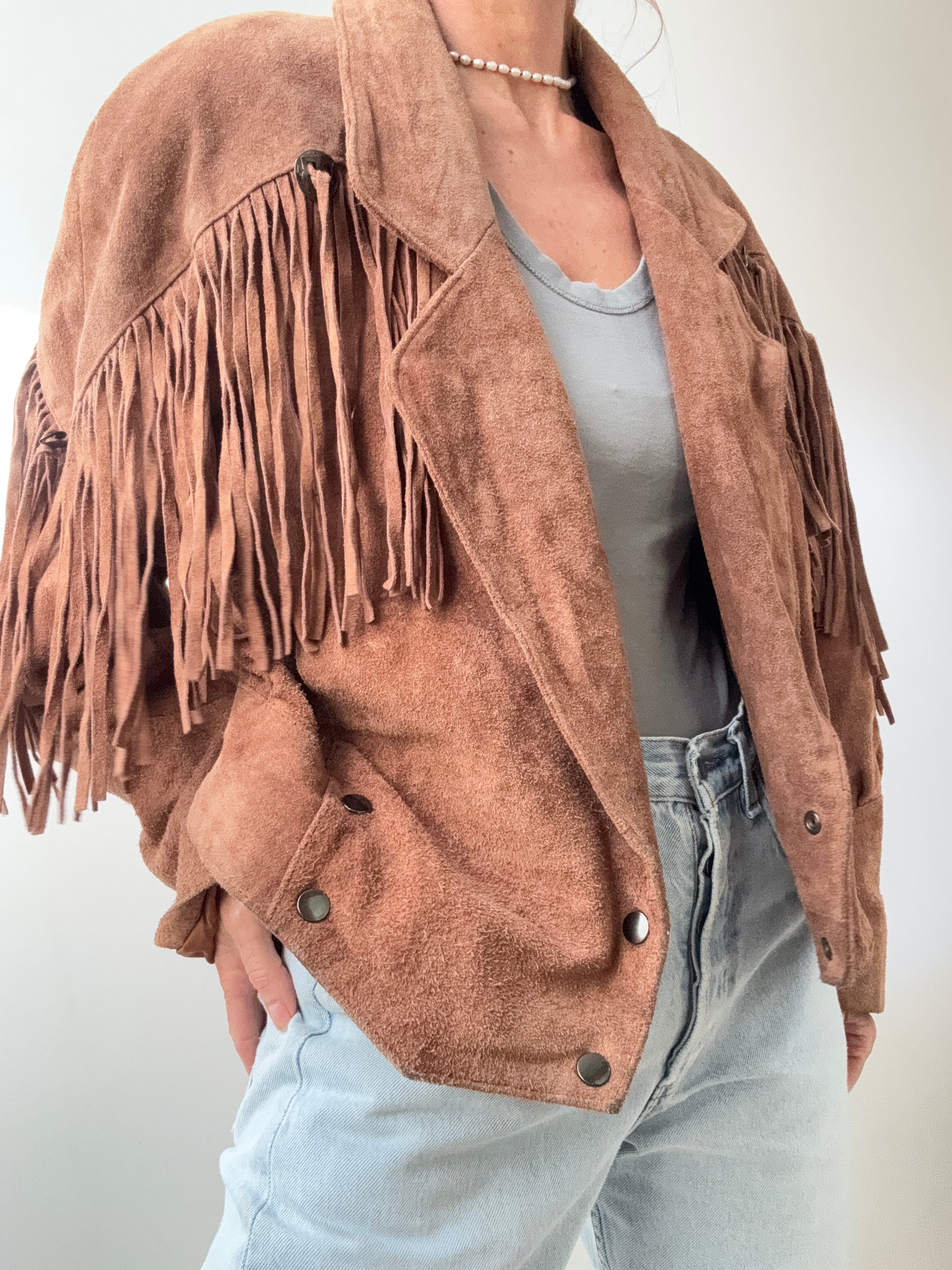 Vintage Suede 80,s Western Jacket | Jackets