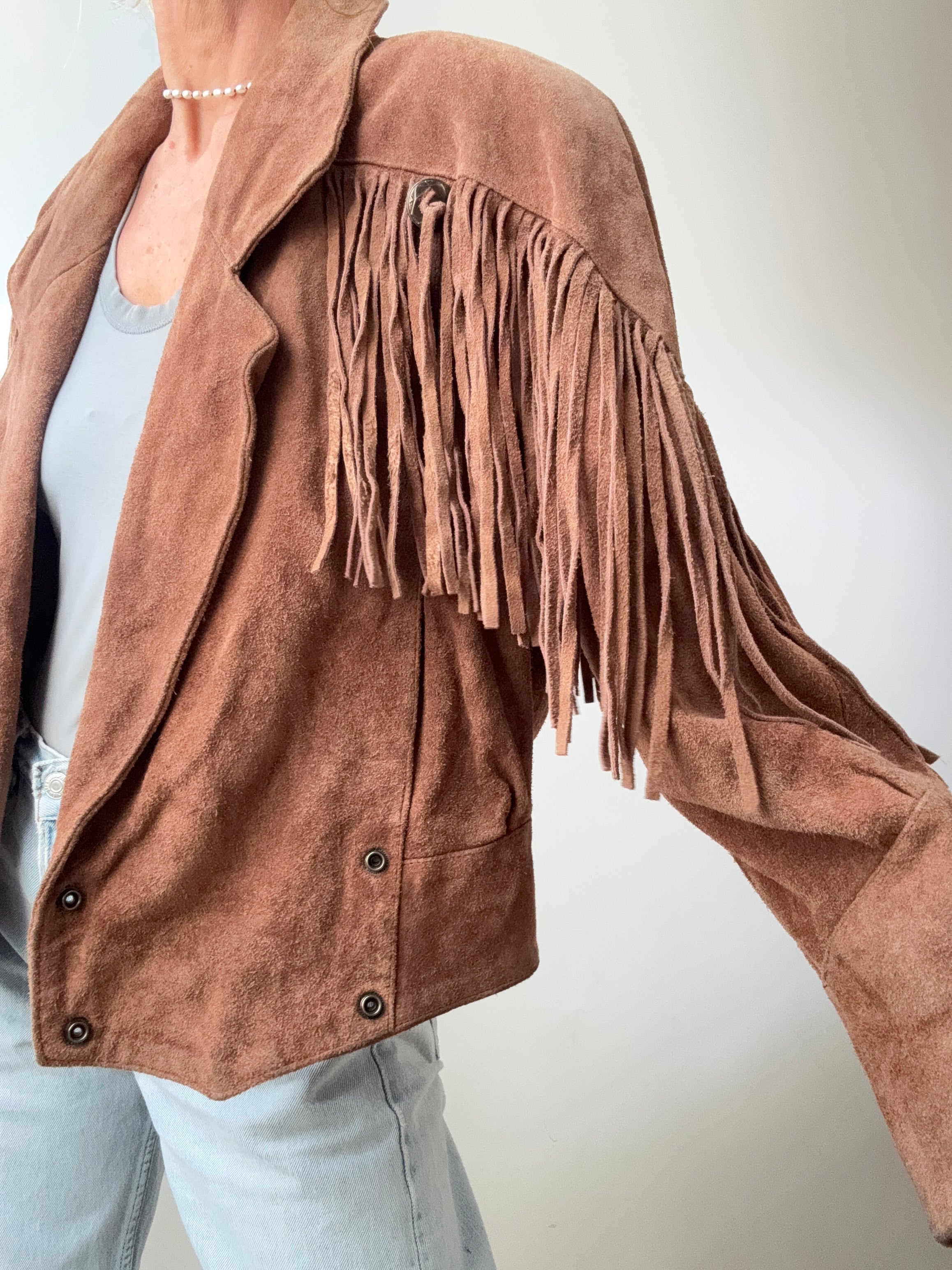 Vintage Suede 80,s Western Jacket | Jackets