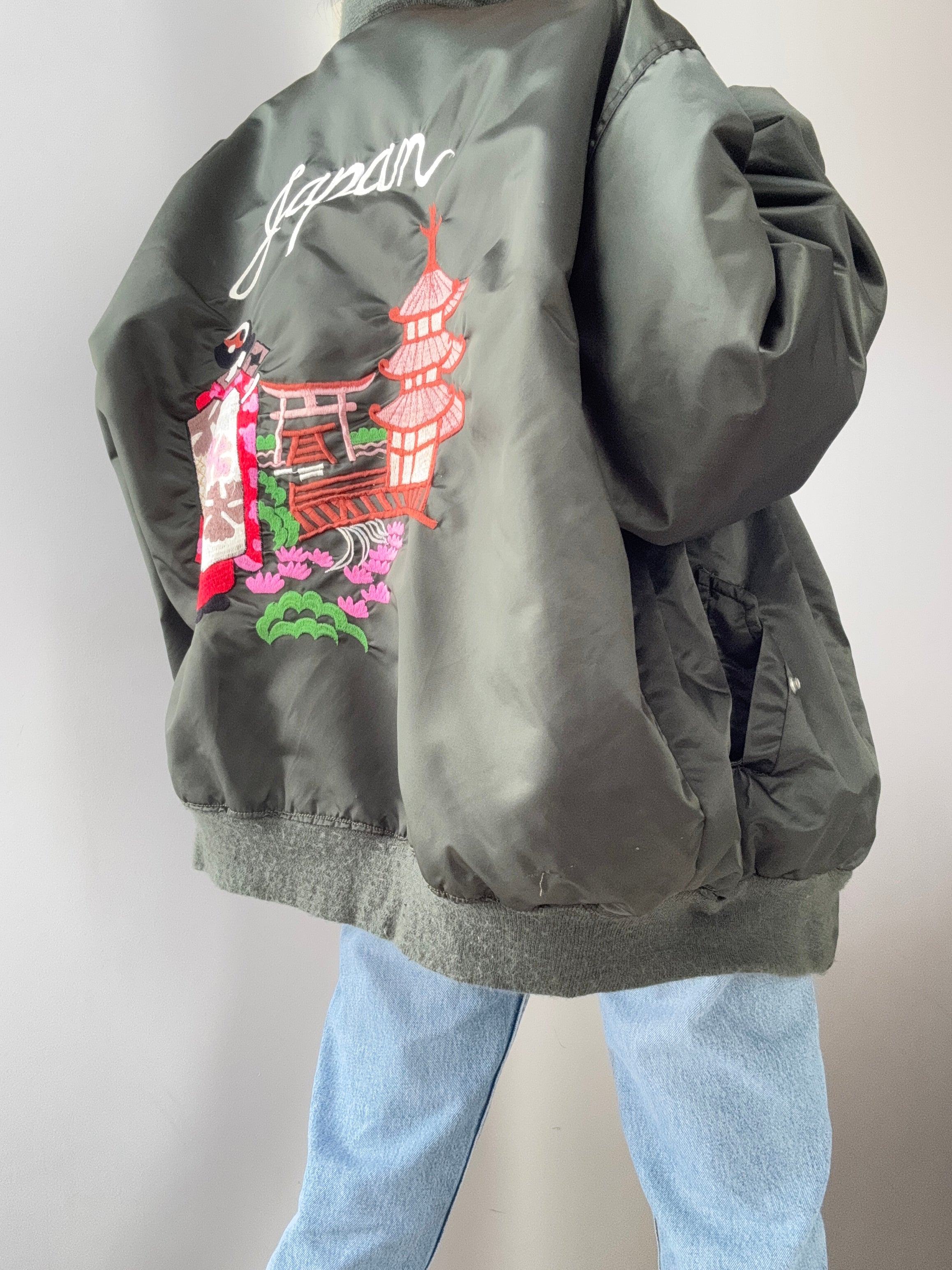 Army Green Bomber Jacket Japan | Jackets