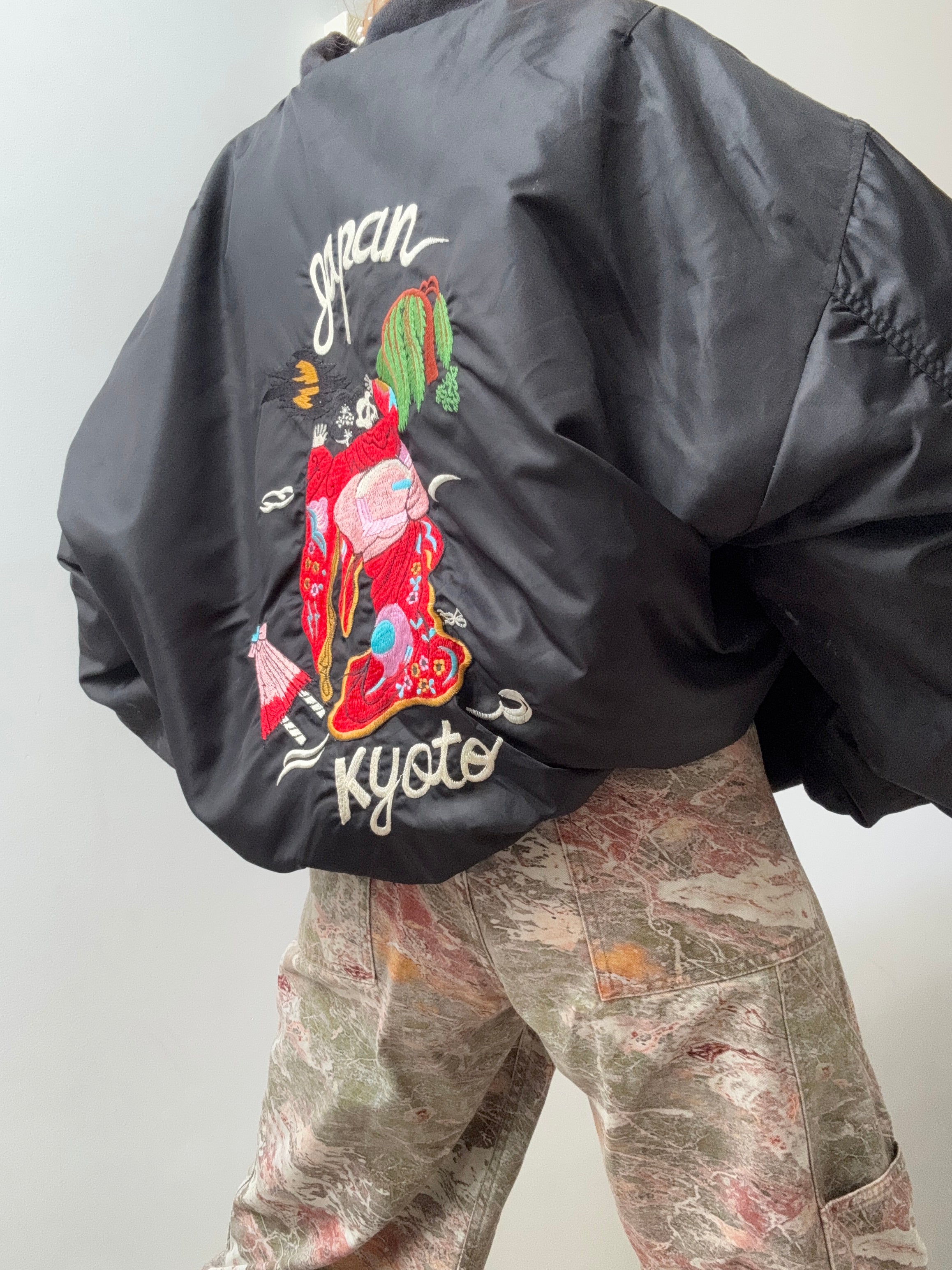 Black Kyoto Bomber Jacket | Jackets