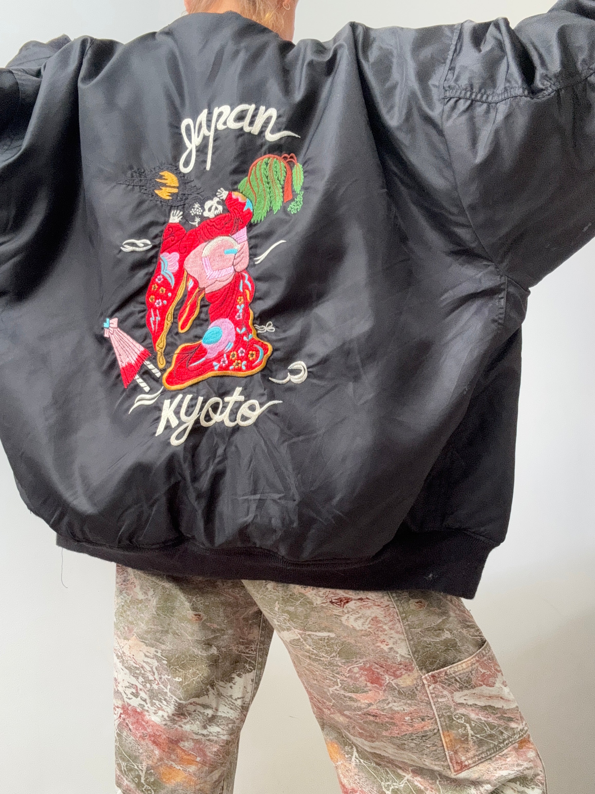 Black Kyoto Bomber Jacket | Jackets