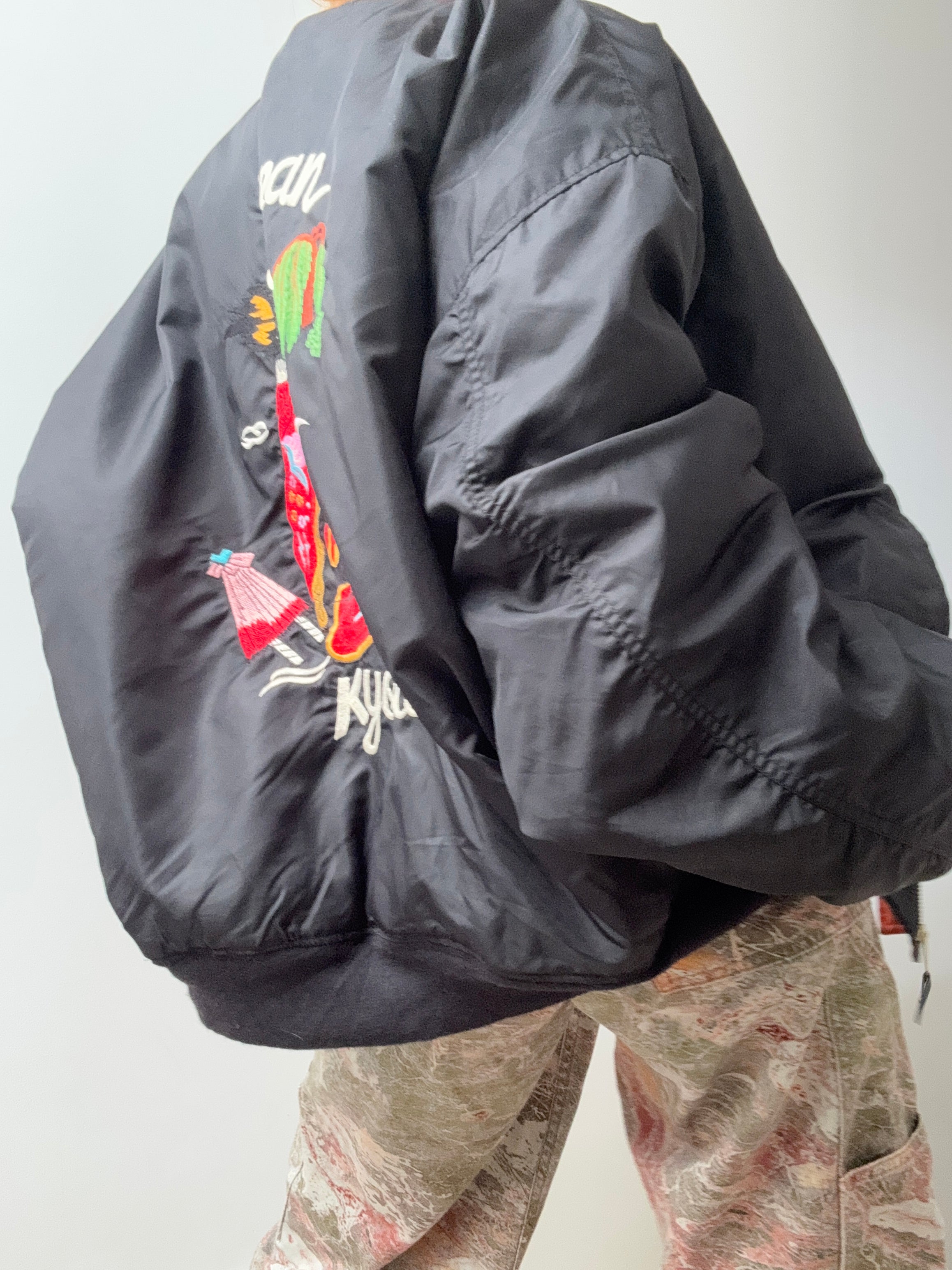 Black Kyoto Bomber Jacket | Jackets