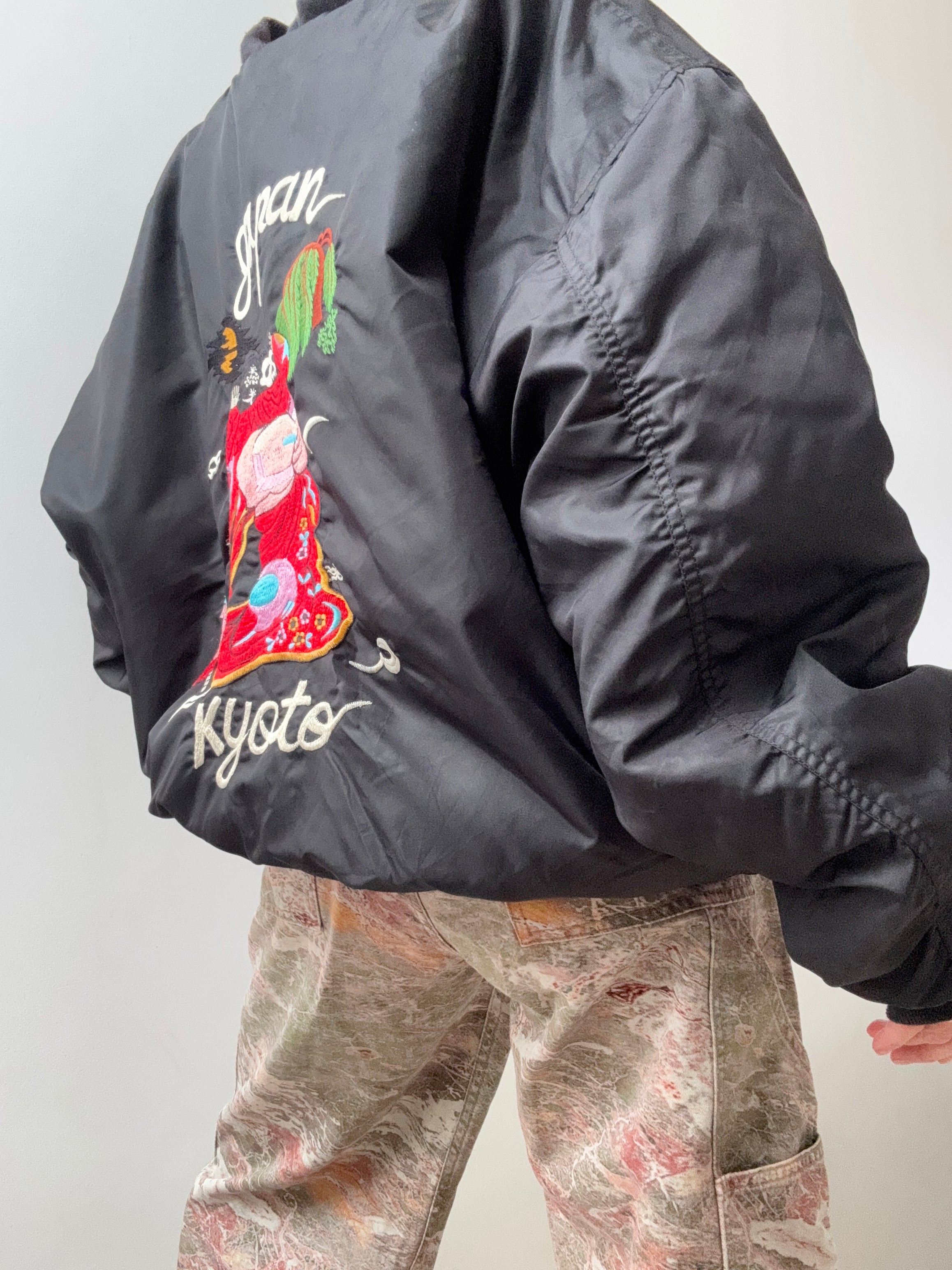 Black Kyoto Bomber Jacket | Jackets
