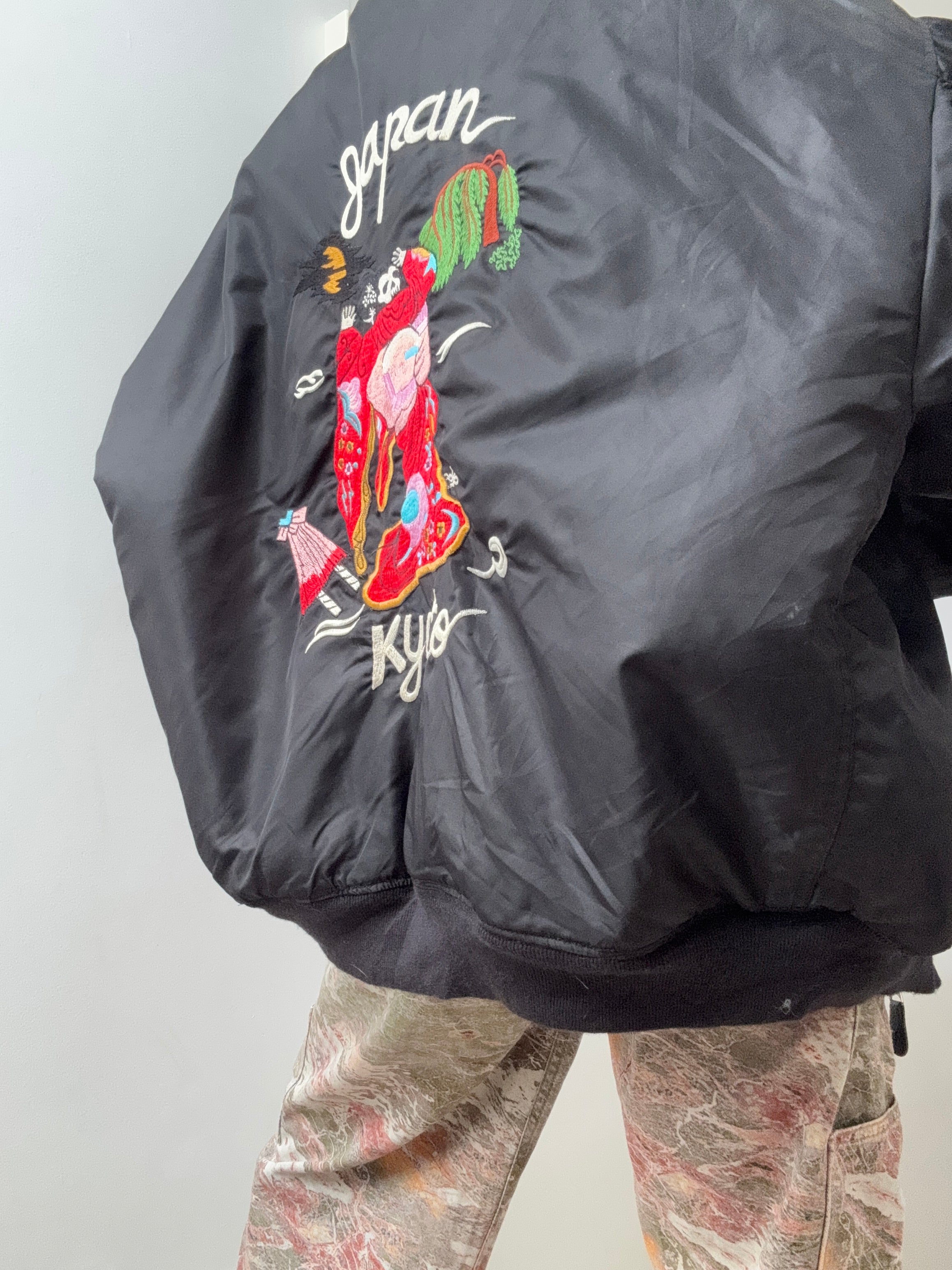Black Kyoto Bomber Jacket | Jackets