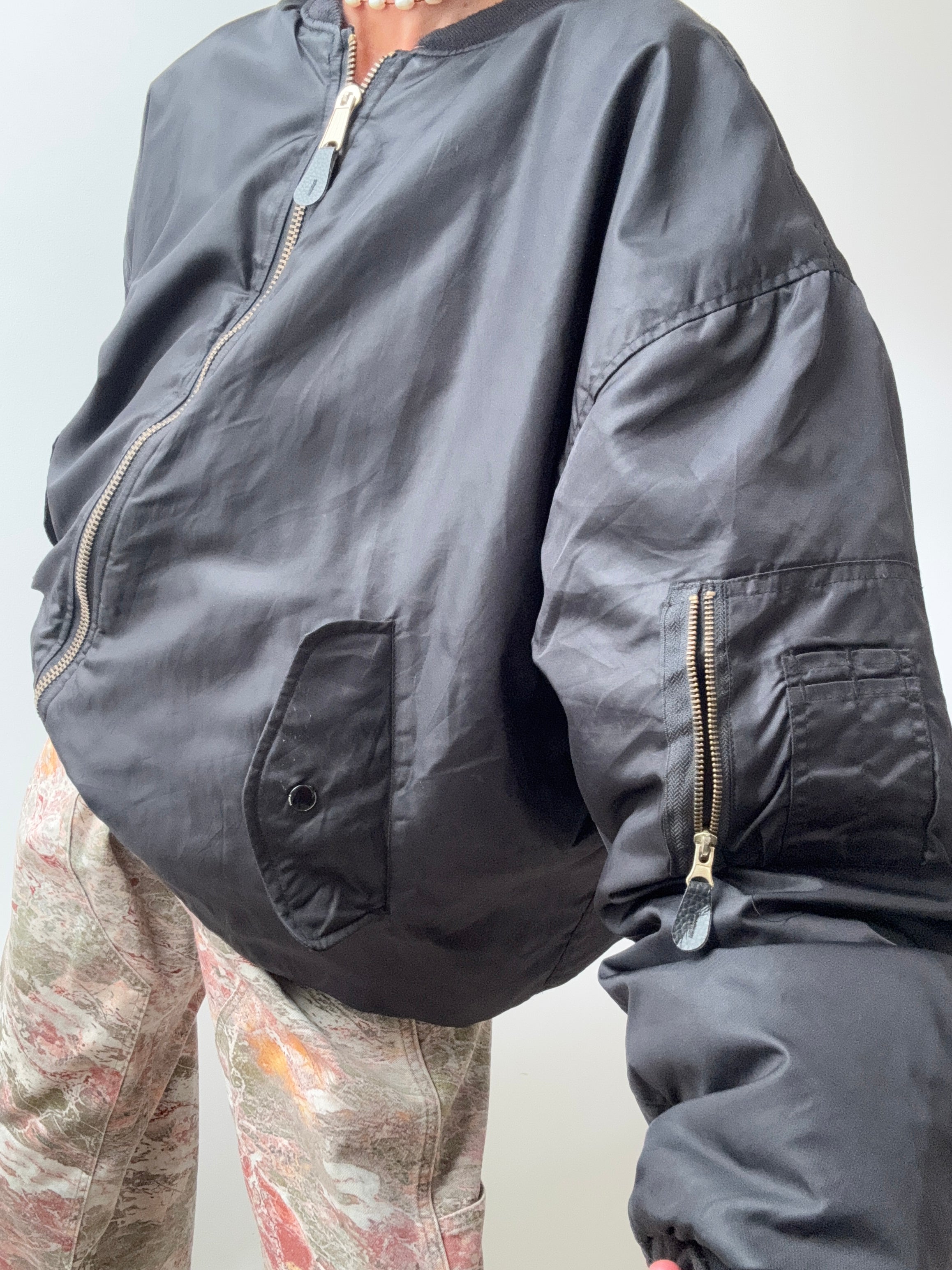 Black Kyoto Bomber Jacket | Jackets