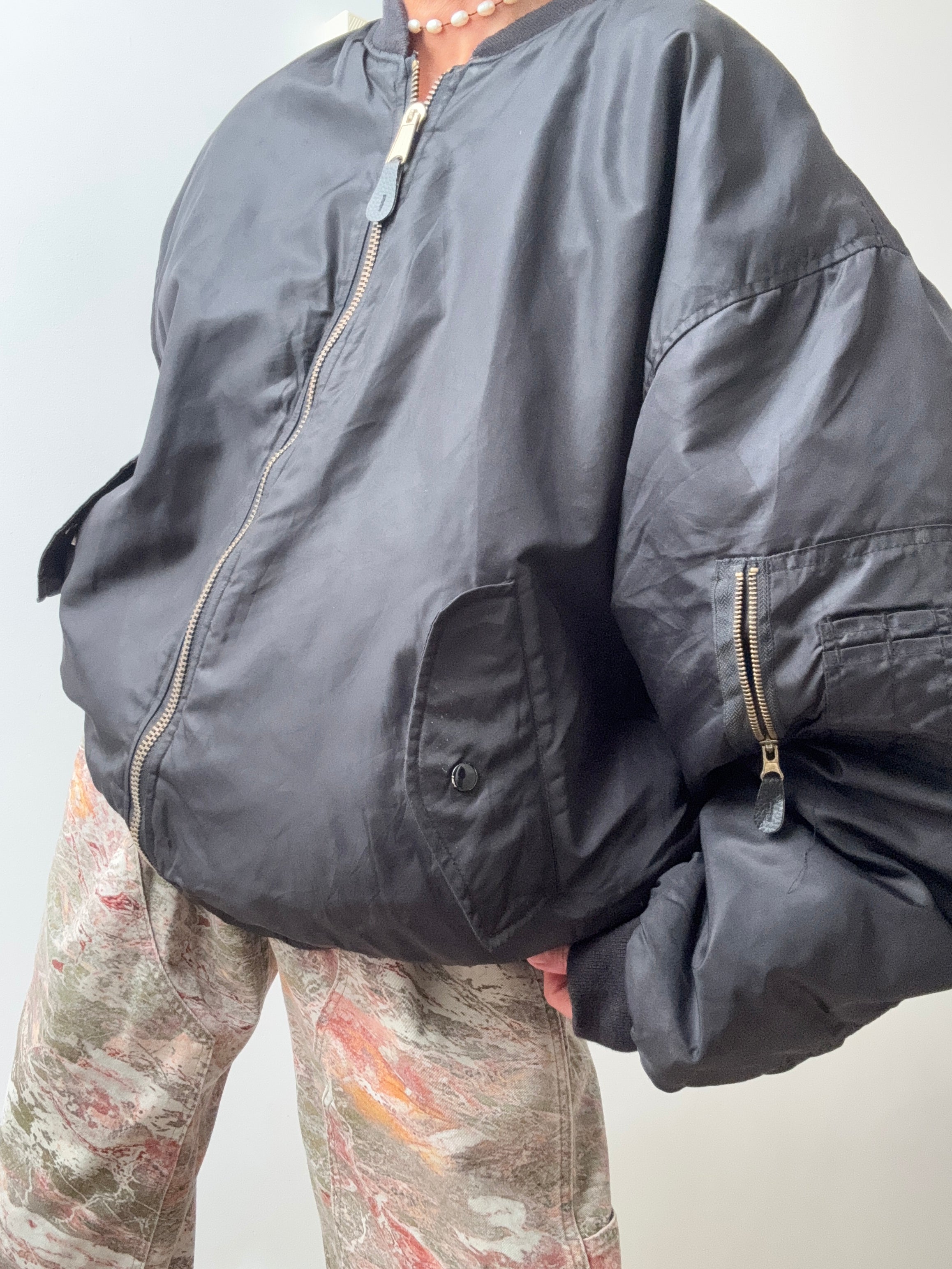 Black Kyoto Bomber Jacket | Jackets
