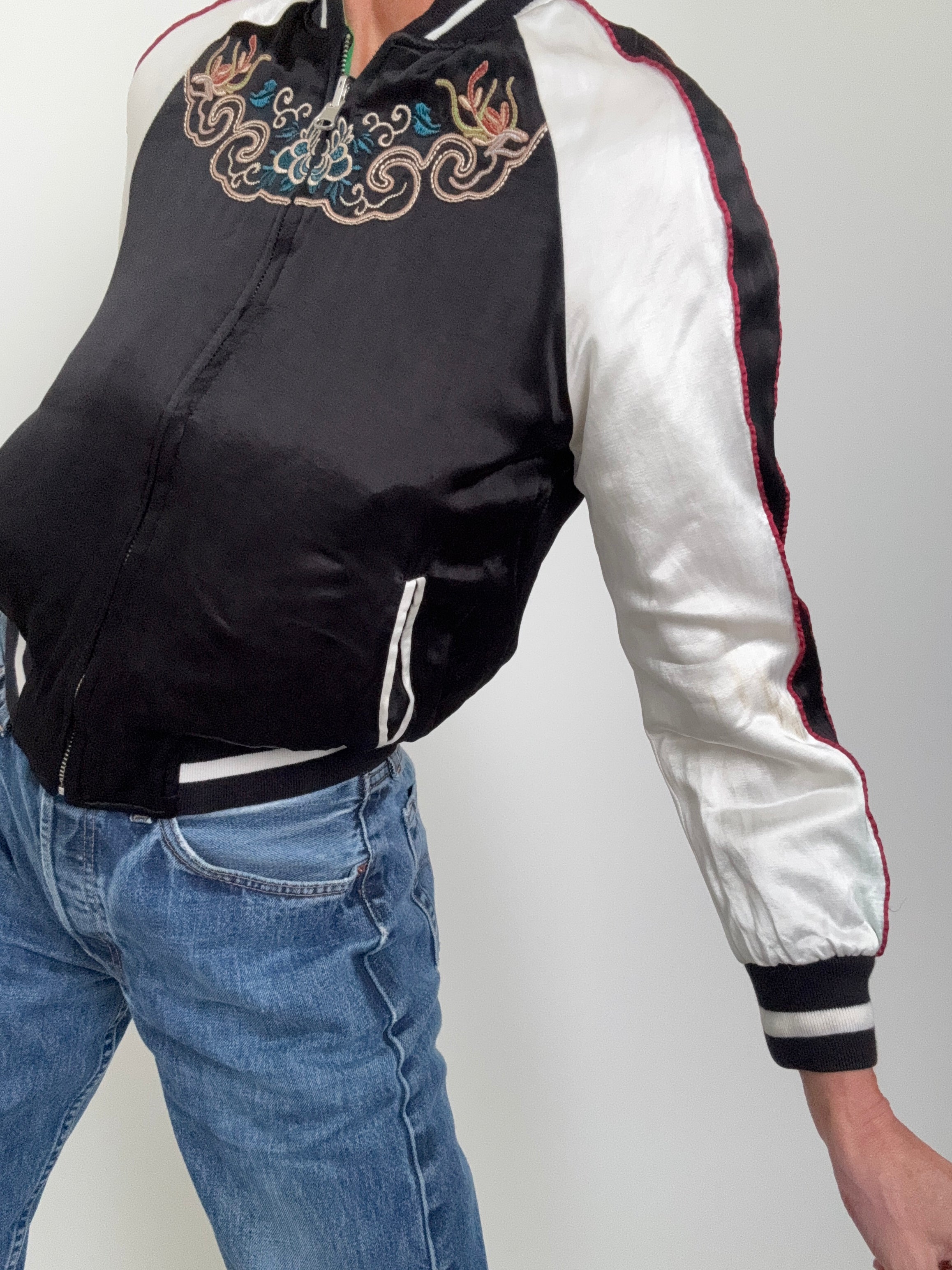 Eagle Green Reversible Bomber | Jackets