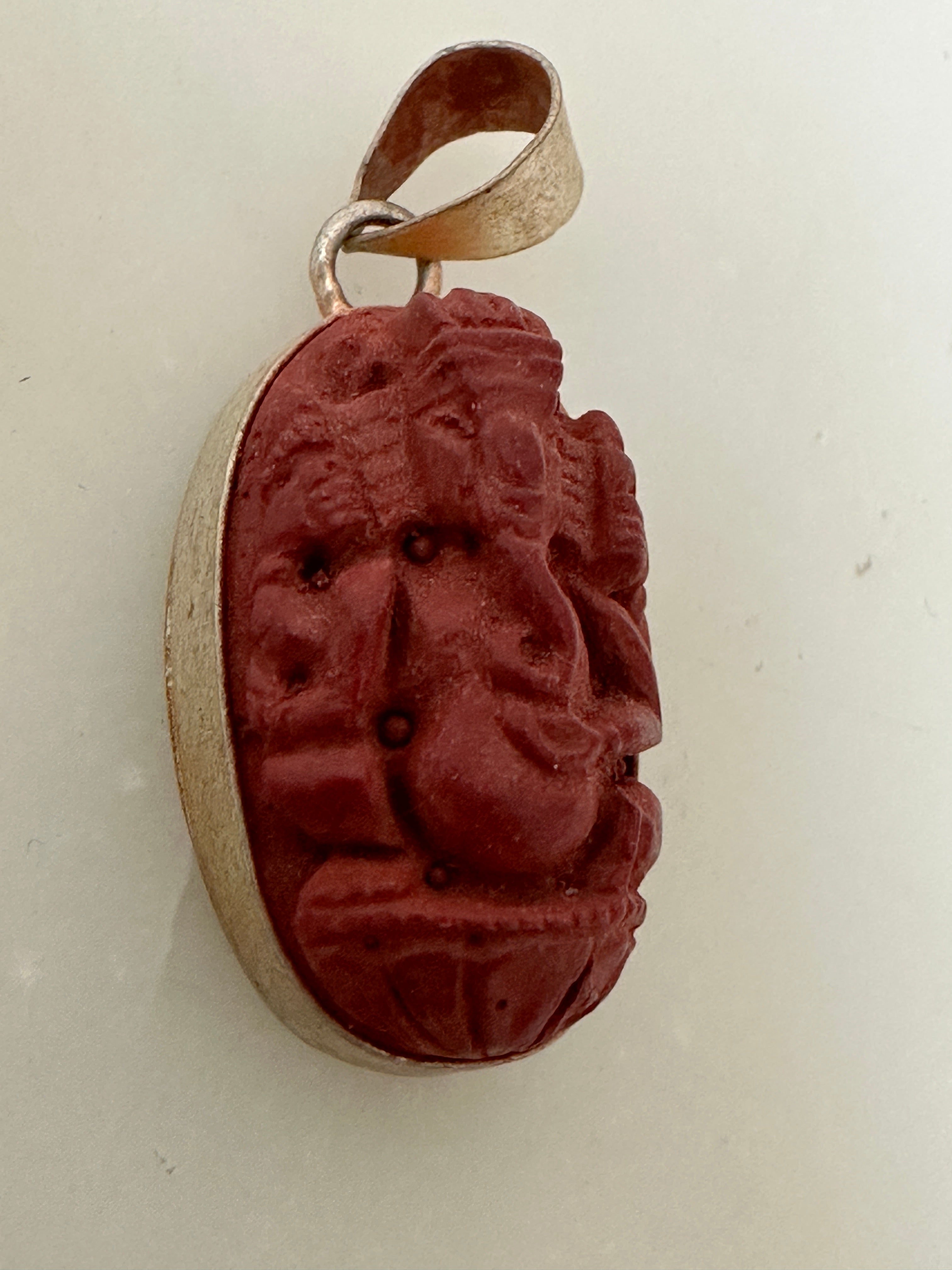 Future Nomads Jewellery Red Ganesh Pendant