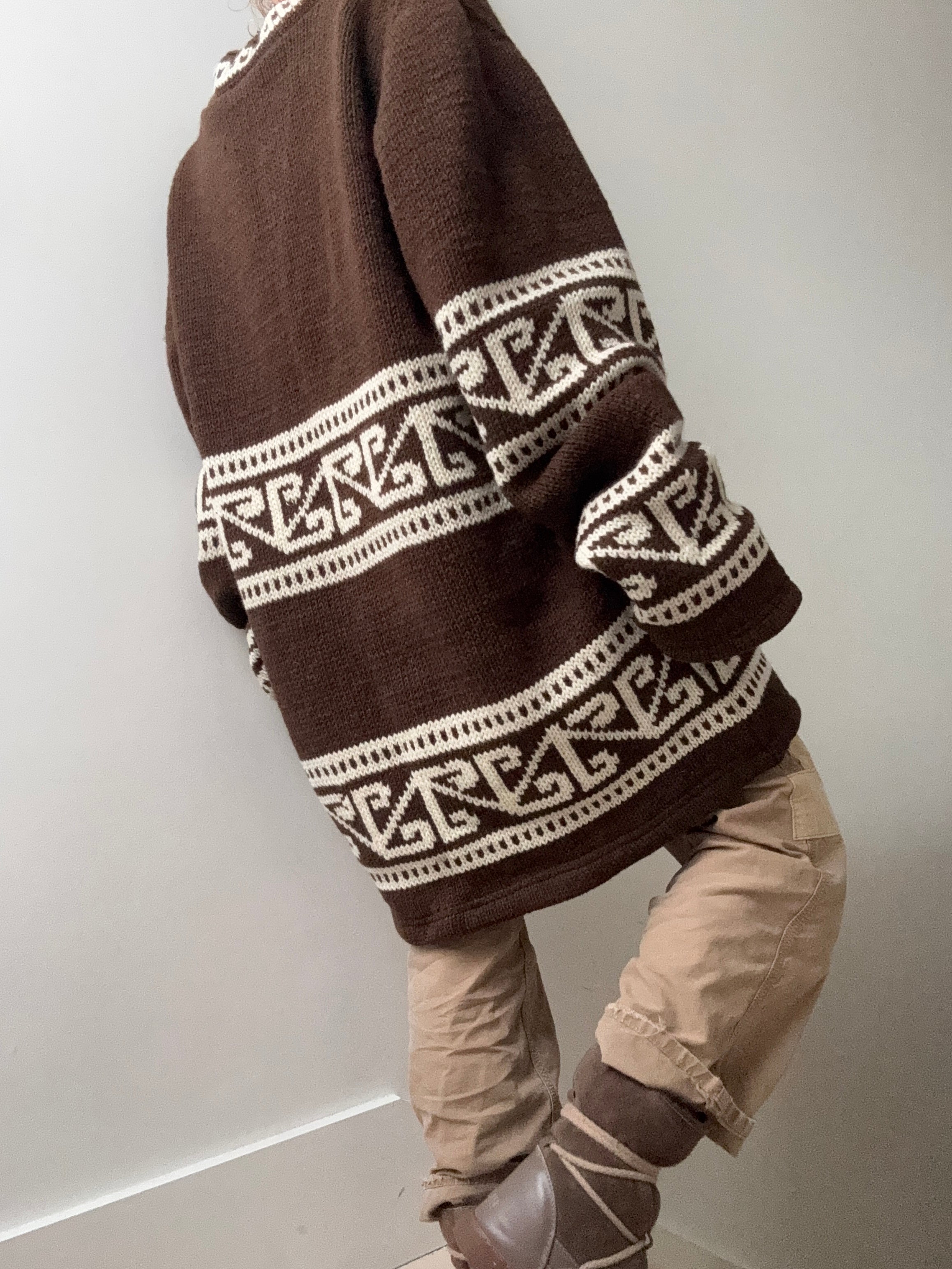 Motif Handnknit Jumper | Jumpers