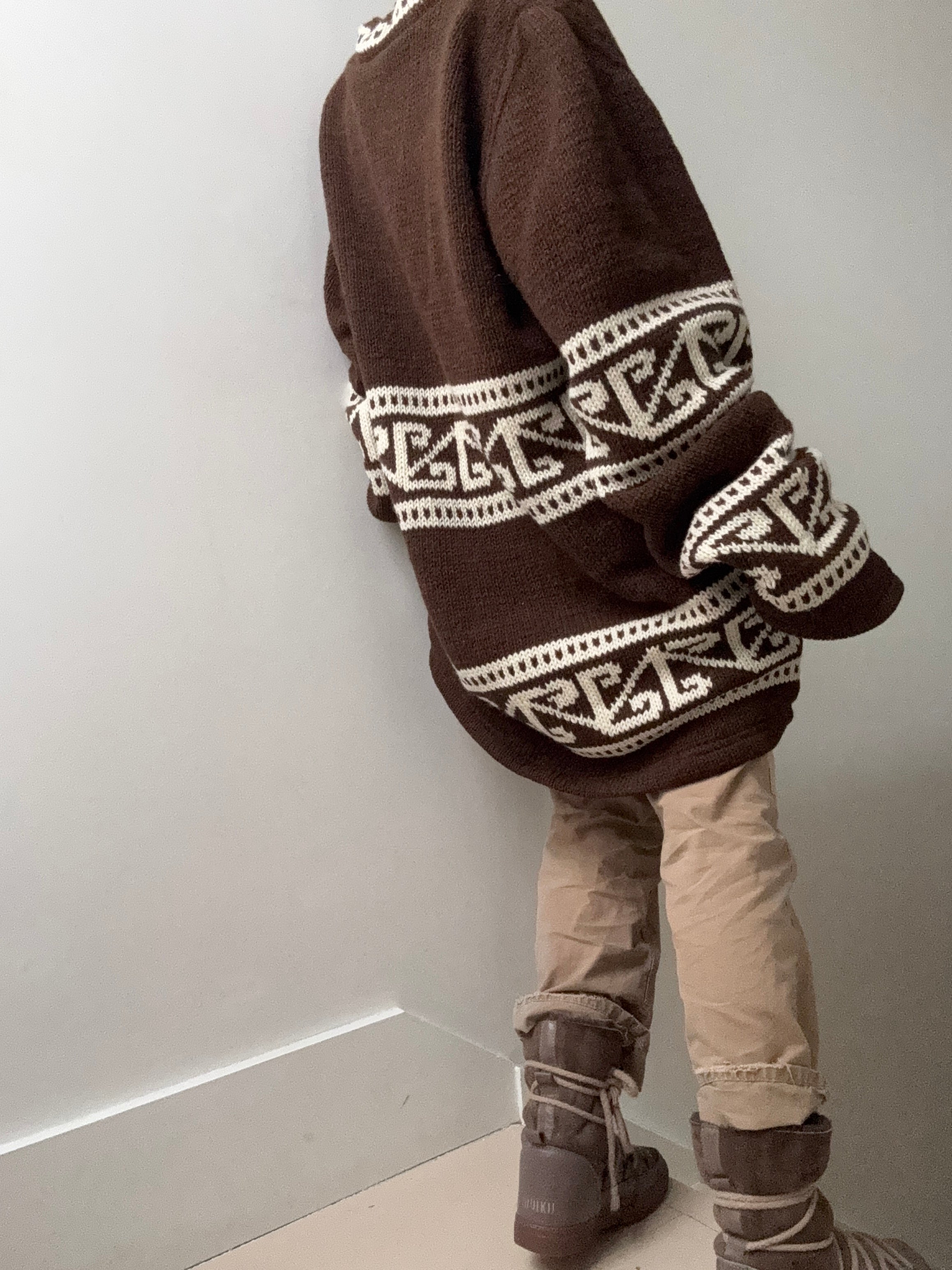 Motif Handnknit Jumper | Jumpers