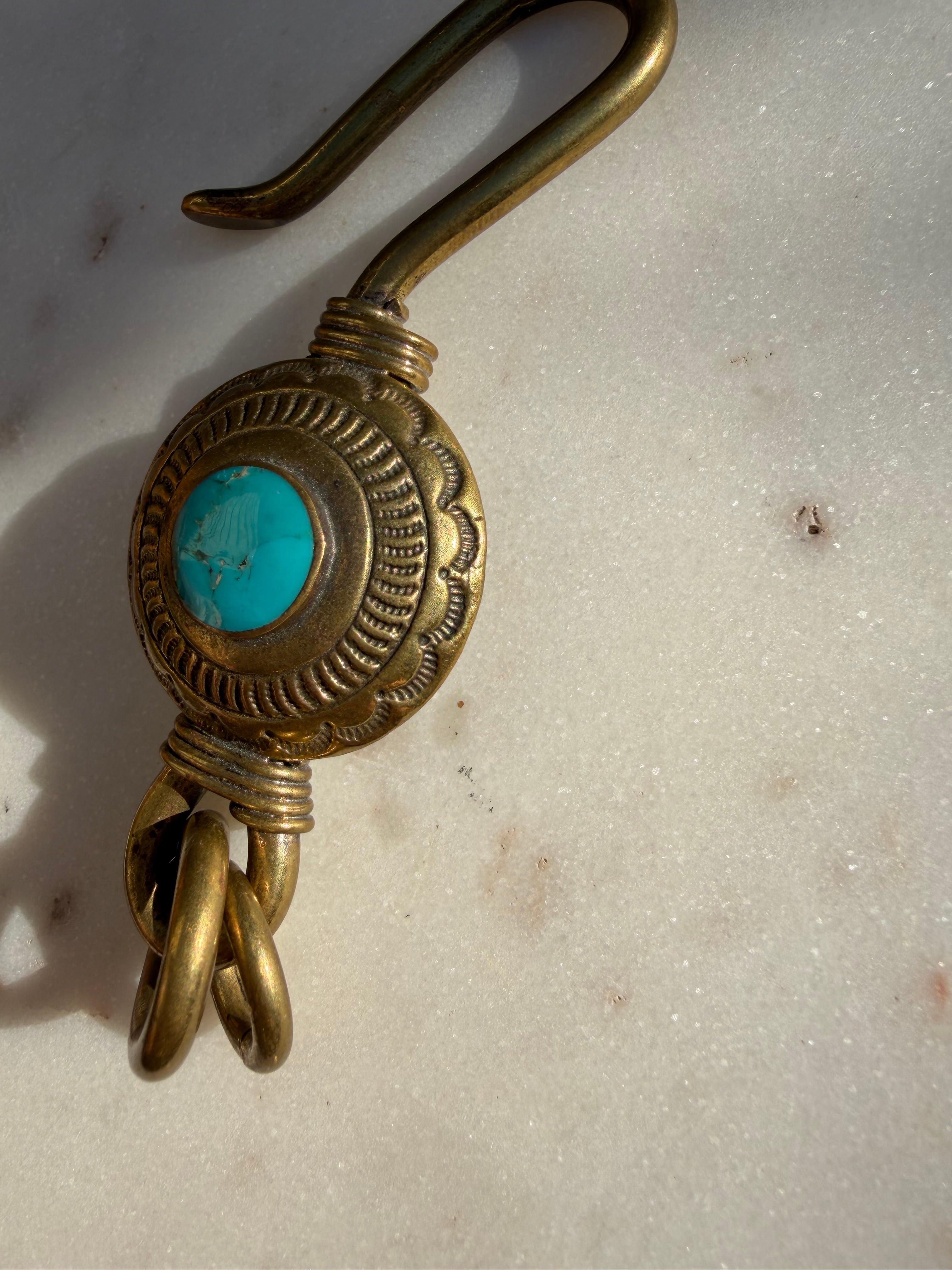Future Nomads Key Rings Key Ring Turquoise Circle