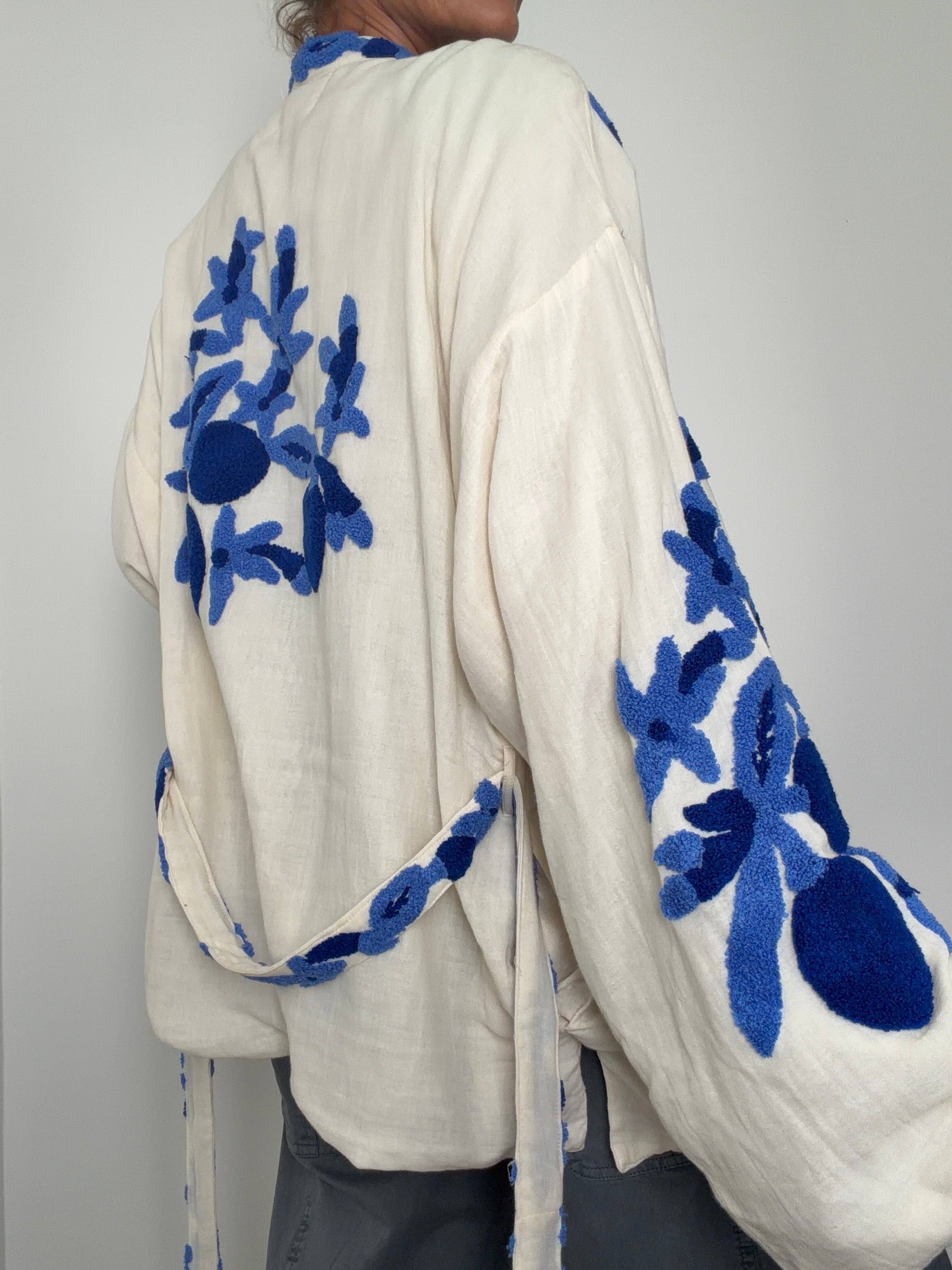 Amalfi Bloom Kimono Jacket | Kimonos
