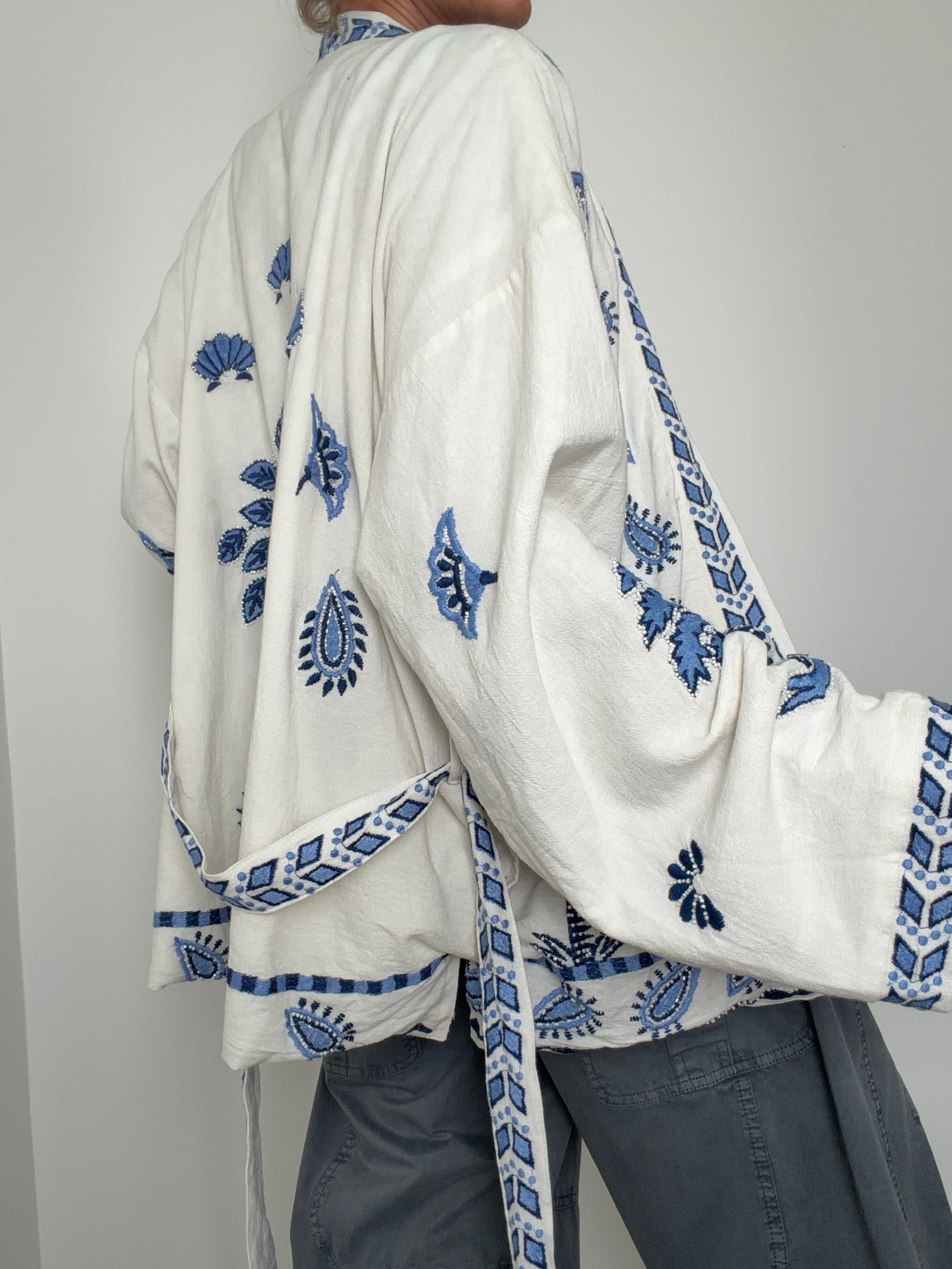 Future Nomads Kimonos one size Azure Palms Kimono