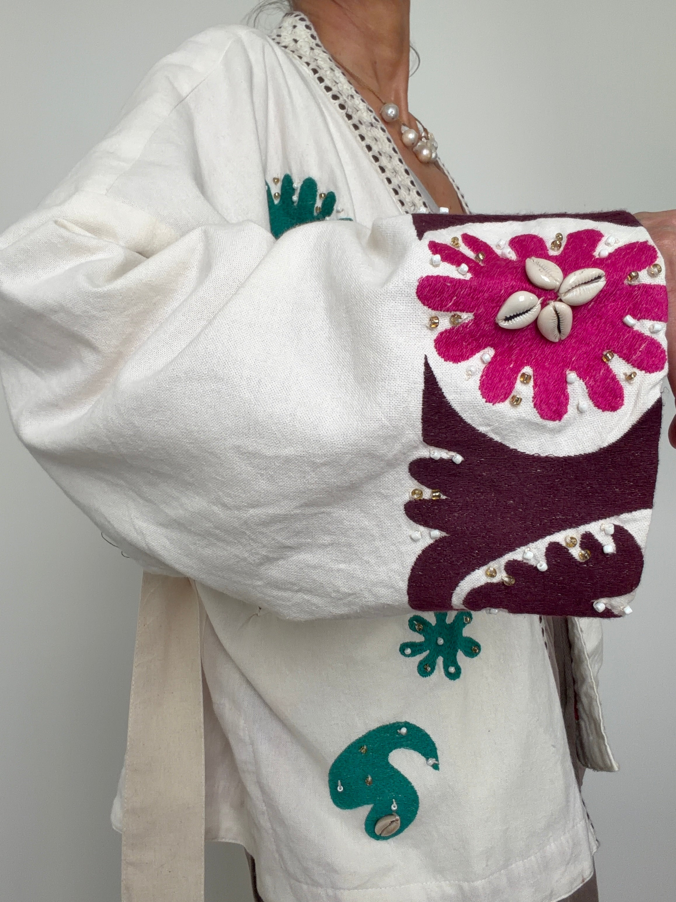 Future Nomads Kimonos one size Hand Embellished Kimono
