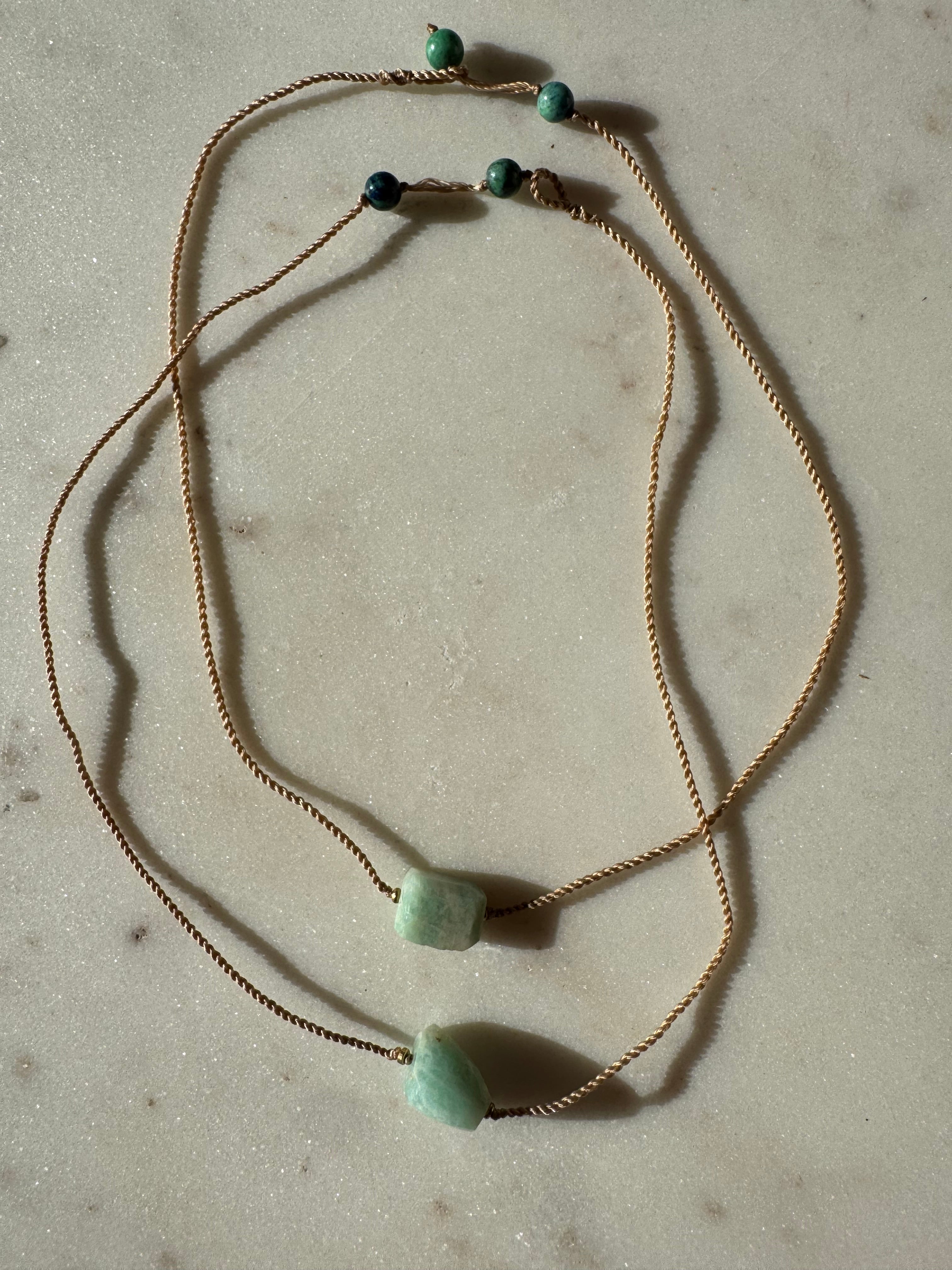 Future Nomads Necklaces 21cm String Amazonite Choker