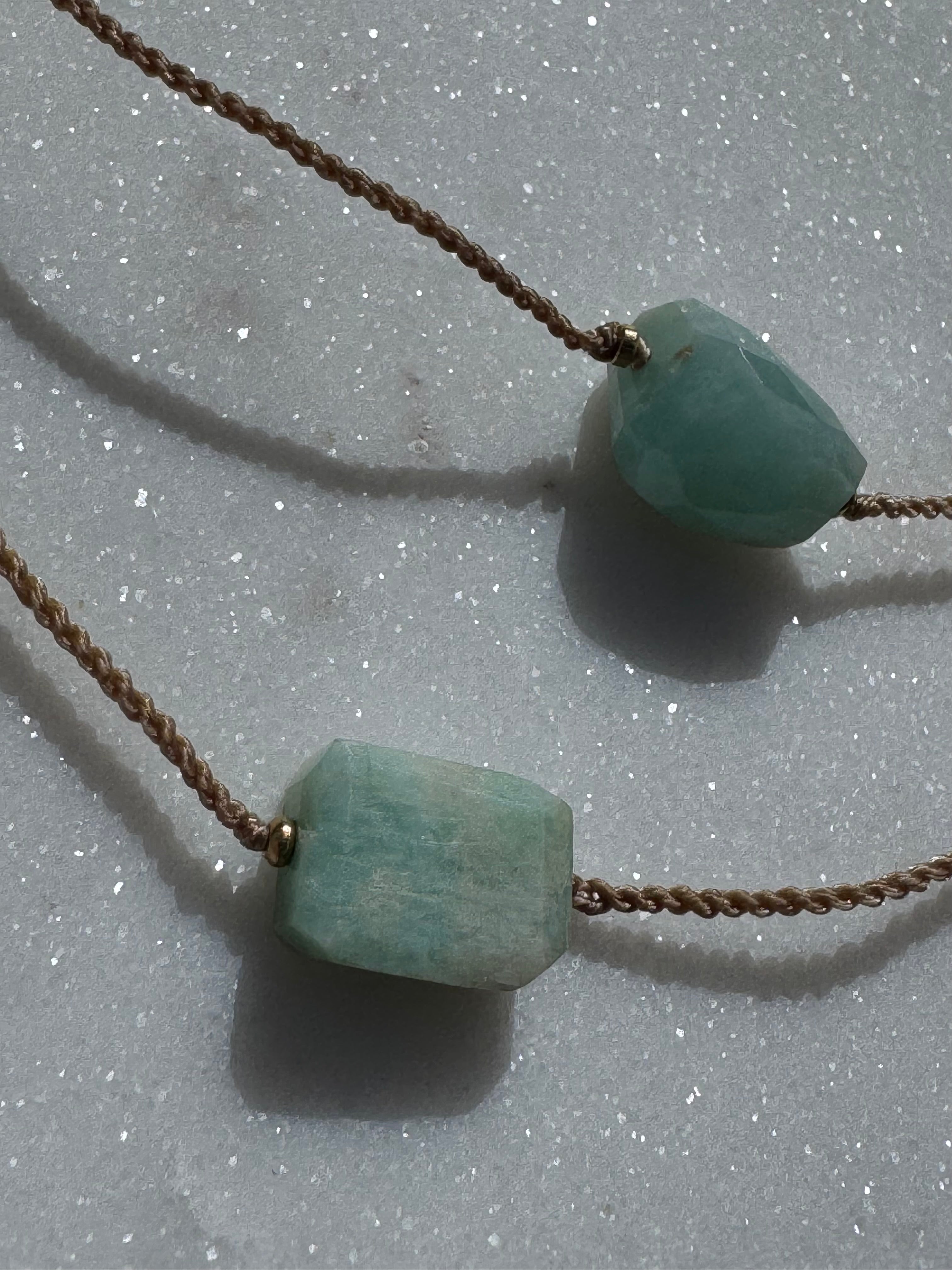 Future Nomads Necklaces 21cm String Amazonite Choker