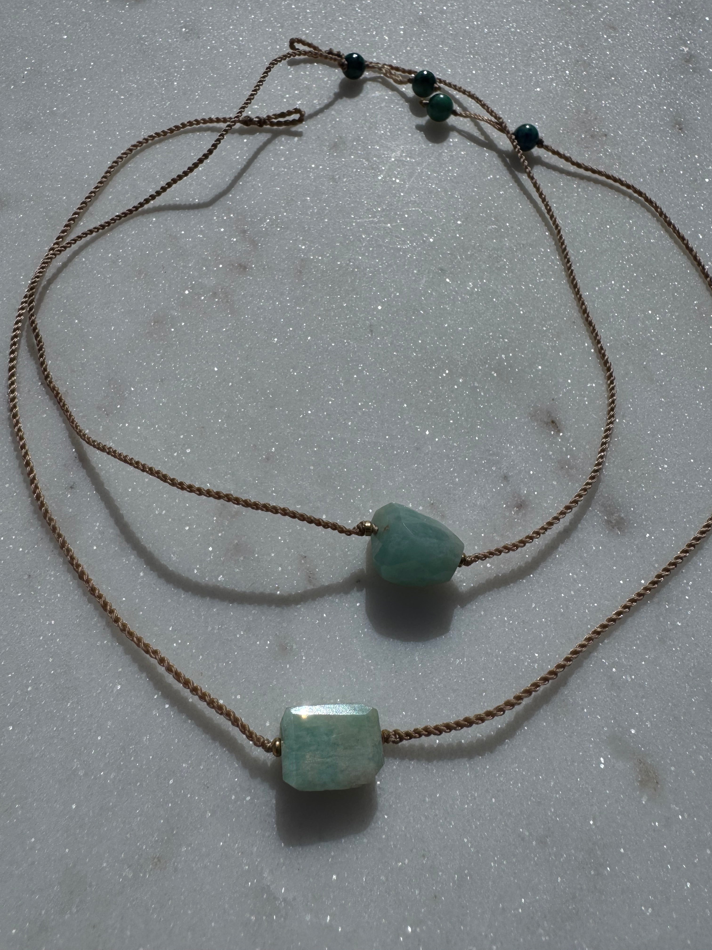 Future Nomads Necklaces 21cm String Amazonite Choker