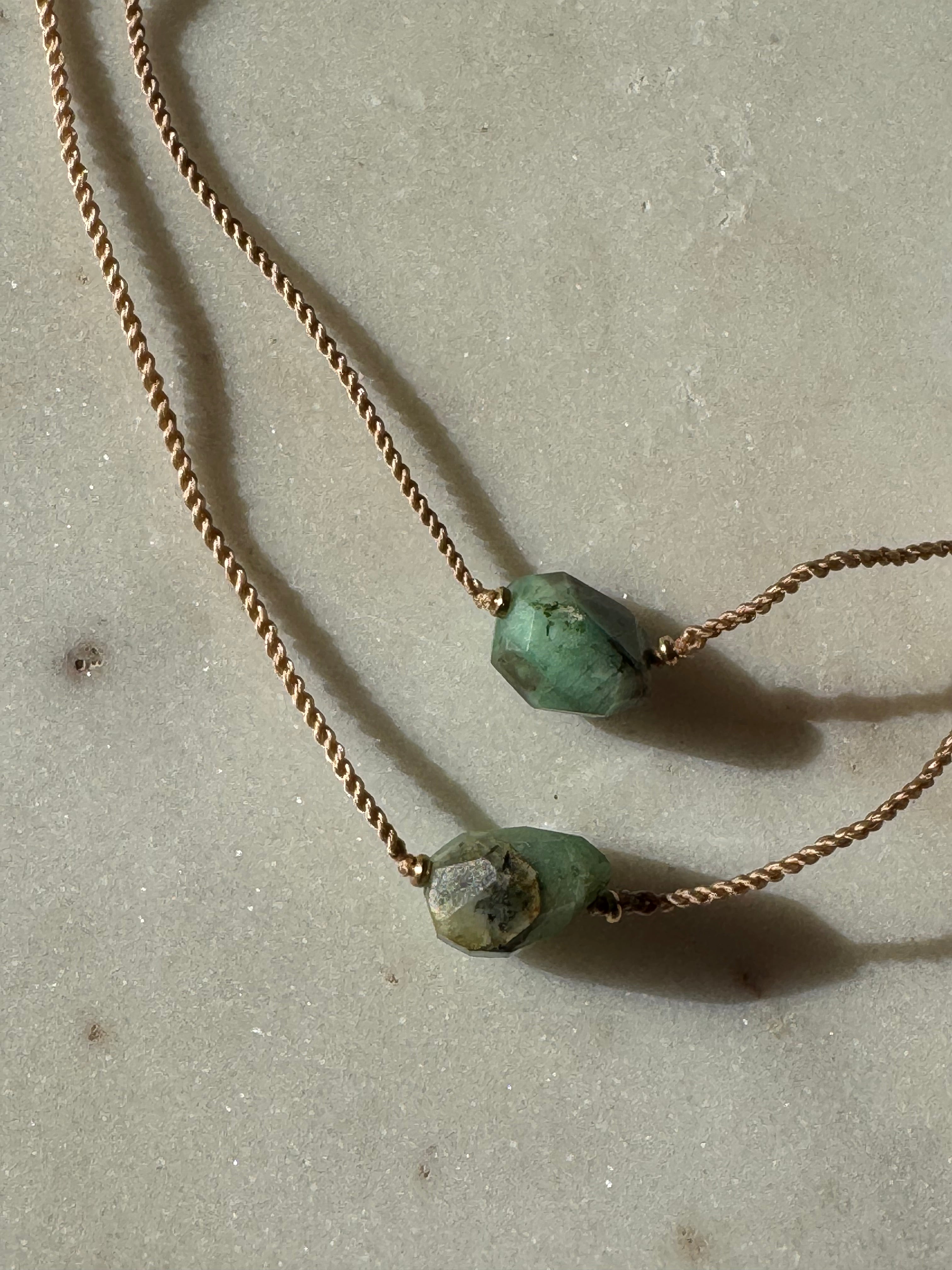 Future Nomads Necklaces 21cm String Chrysoprase Choker
