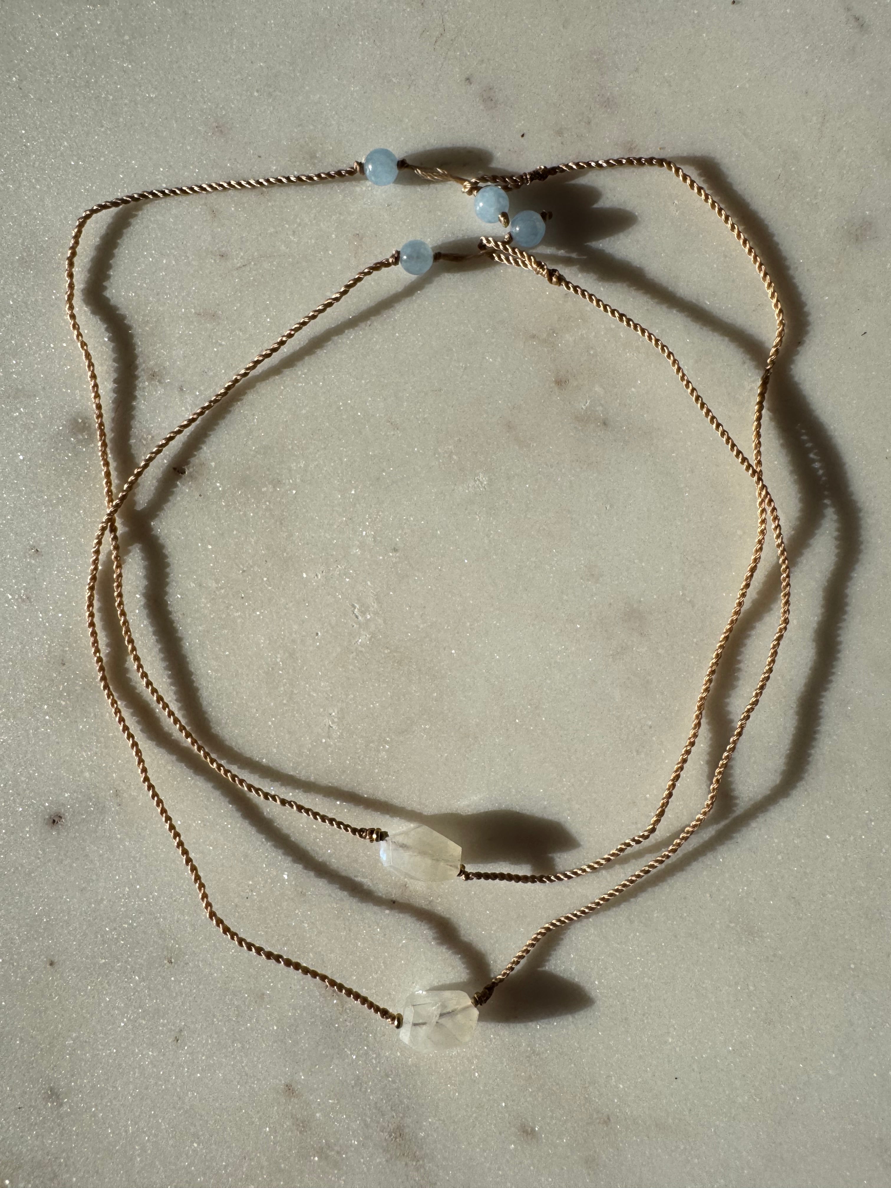 Future Nomads Necklaces 21cm String Quartz Choker