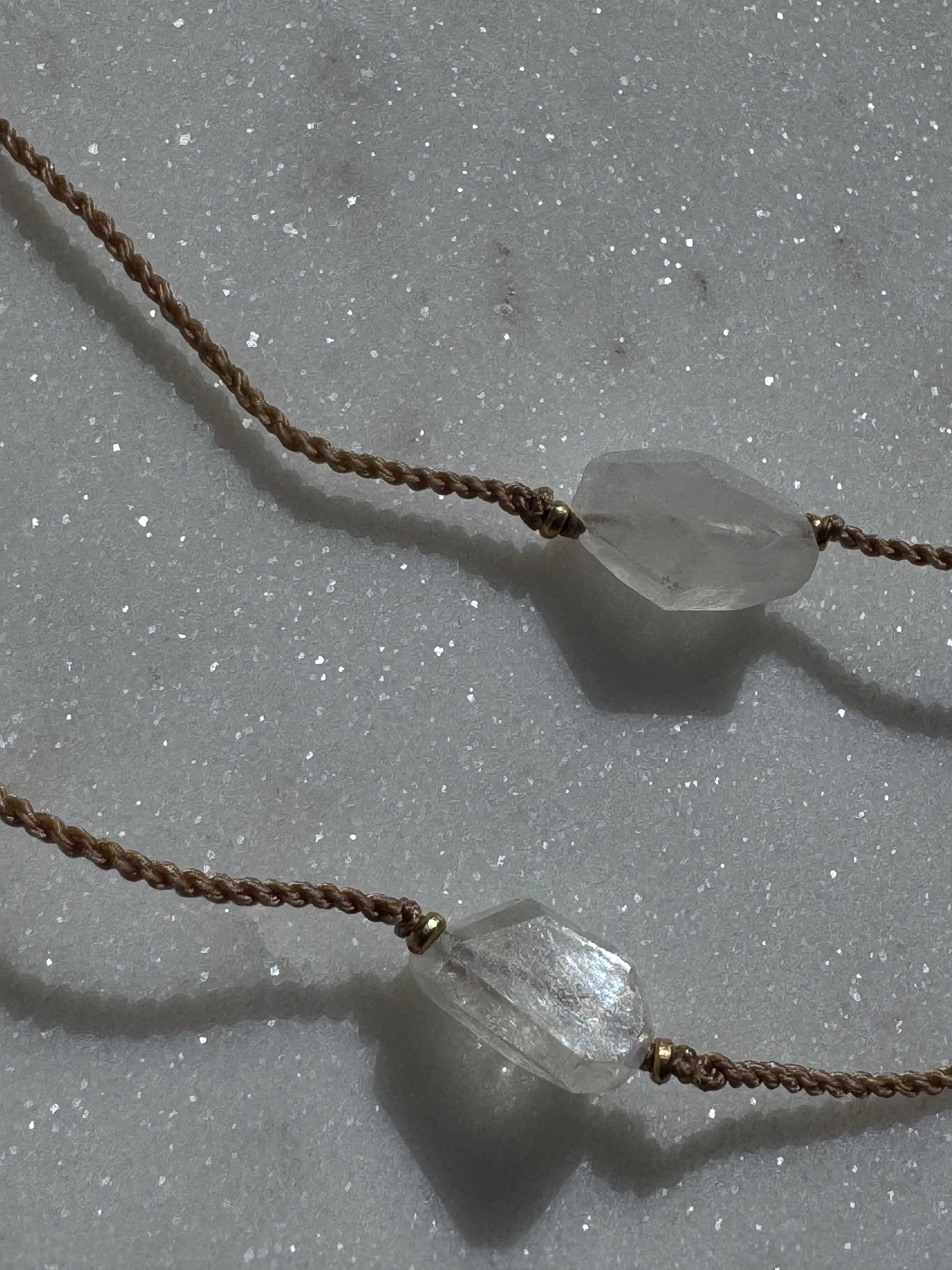 Future Nomads Necklaces 21cm String Quartz Choker