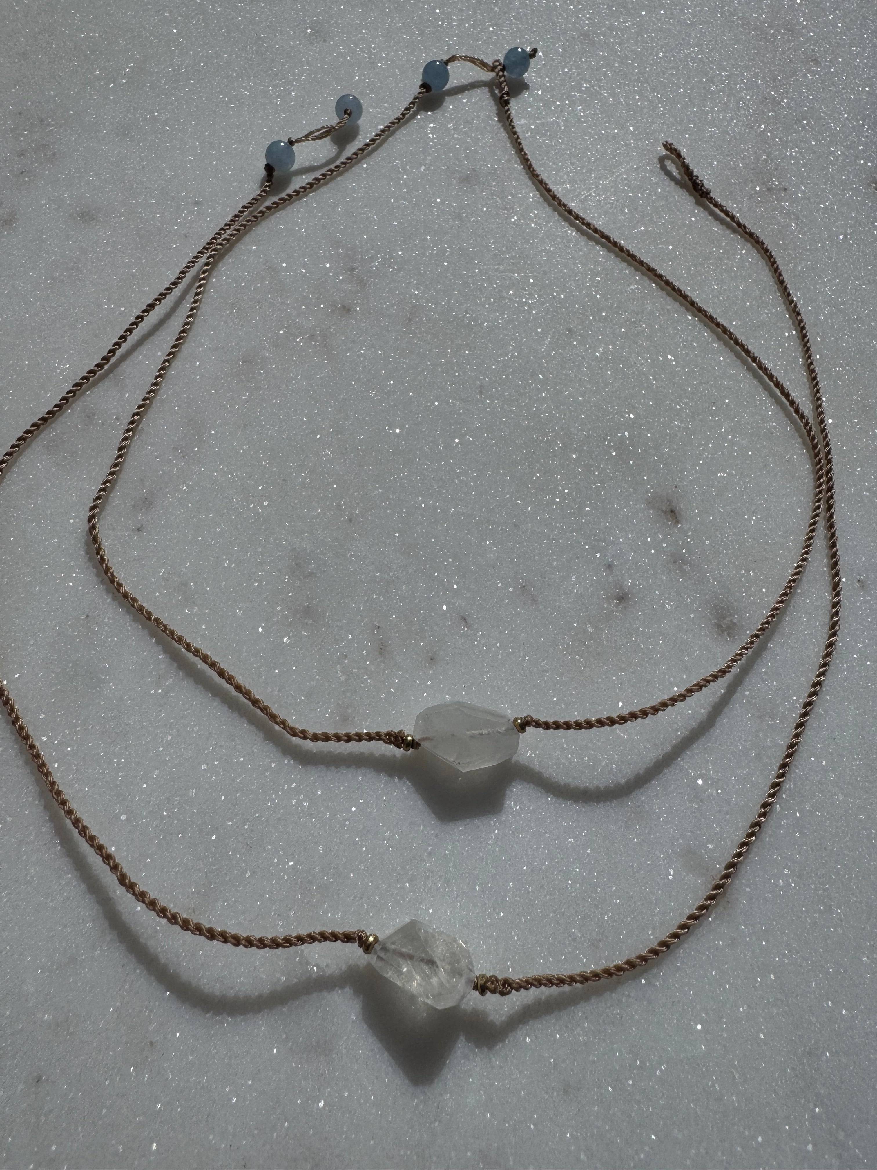 Future Nomads Necklaces 21cm String Quartz Choker