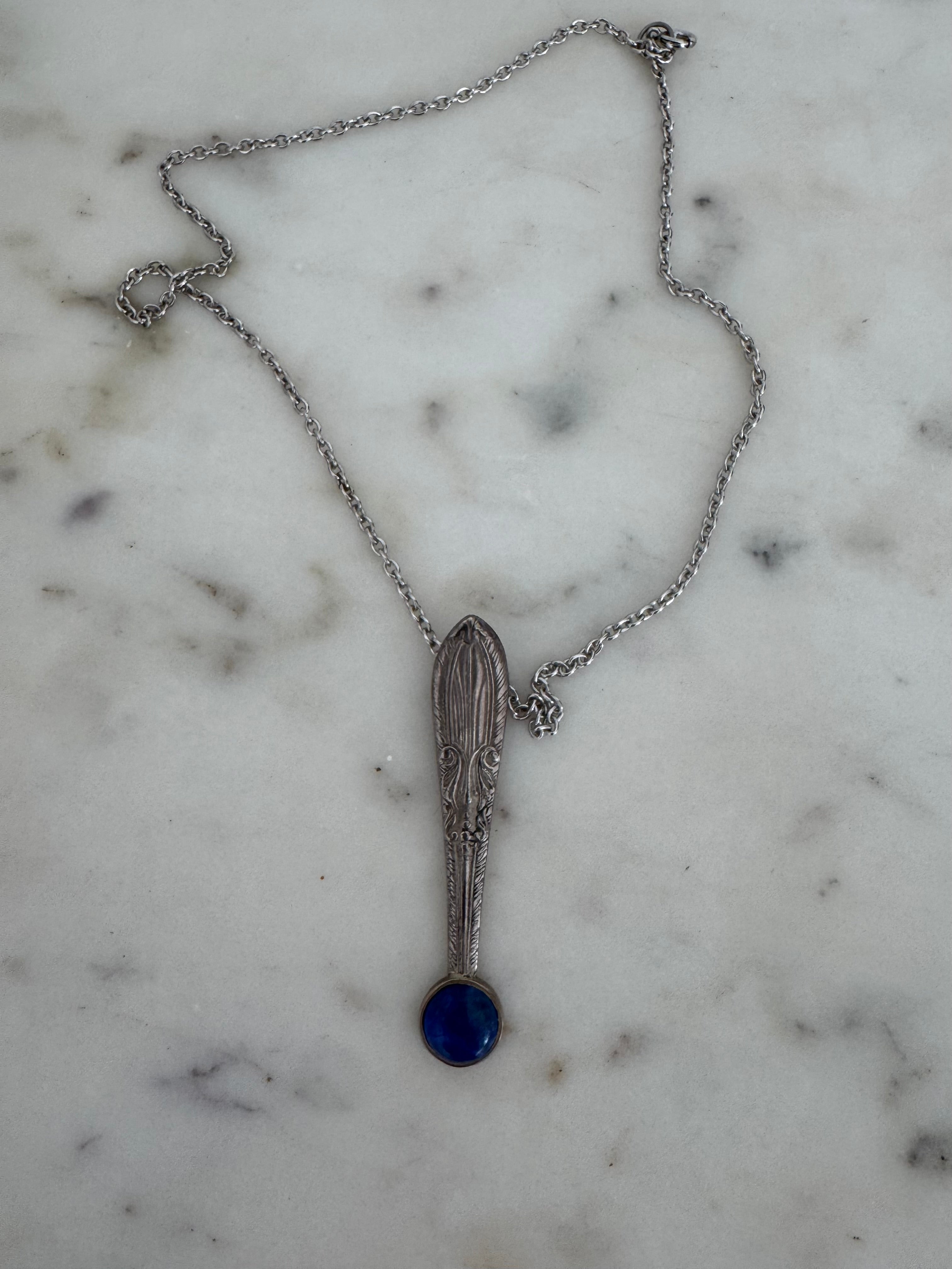 Lapis Spoon Pendant | Necklaces