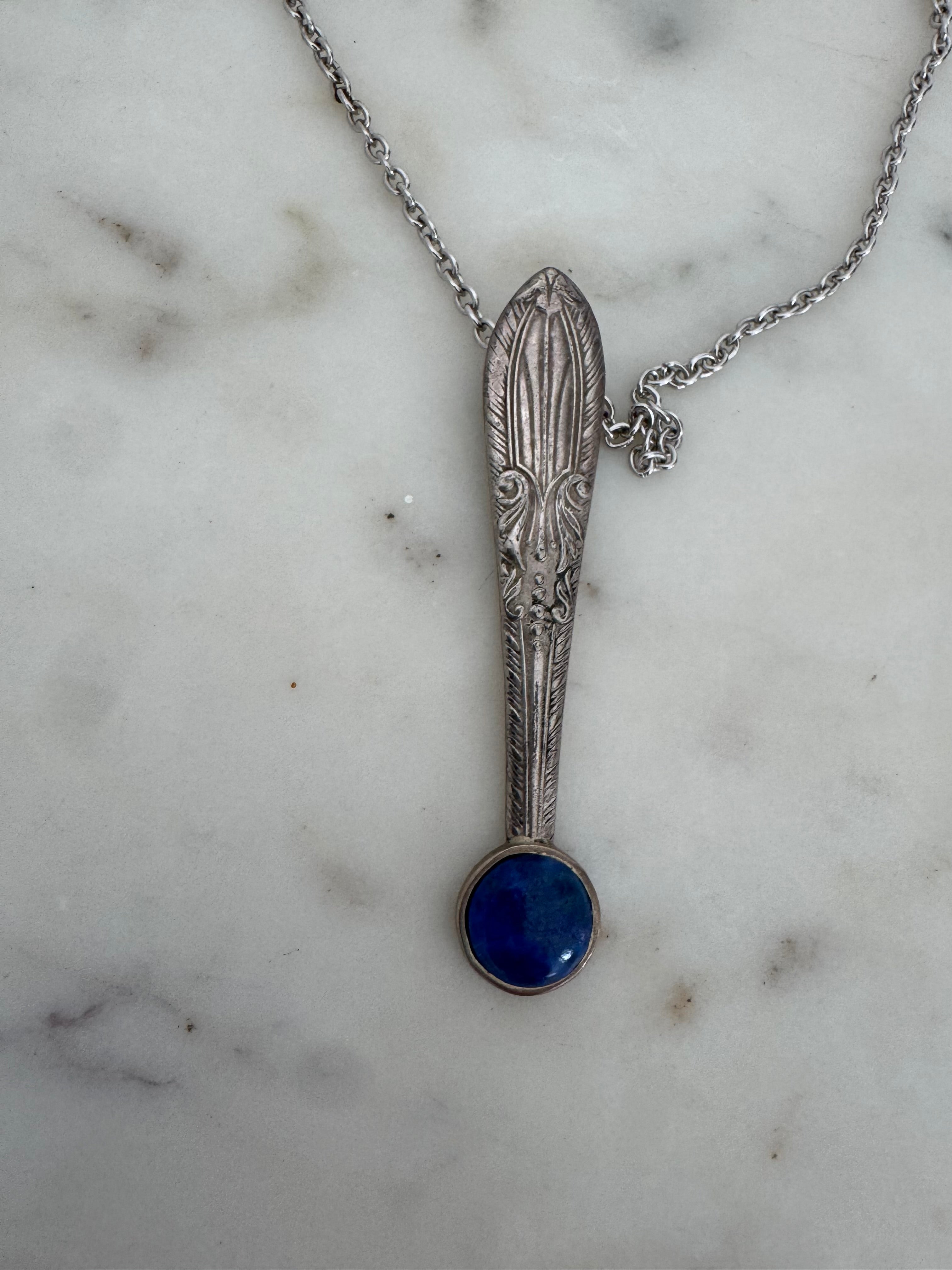 Lapis Spoon Pendant | Necklaces
