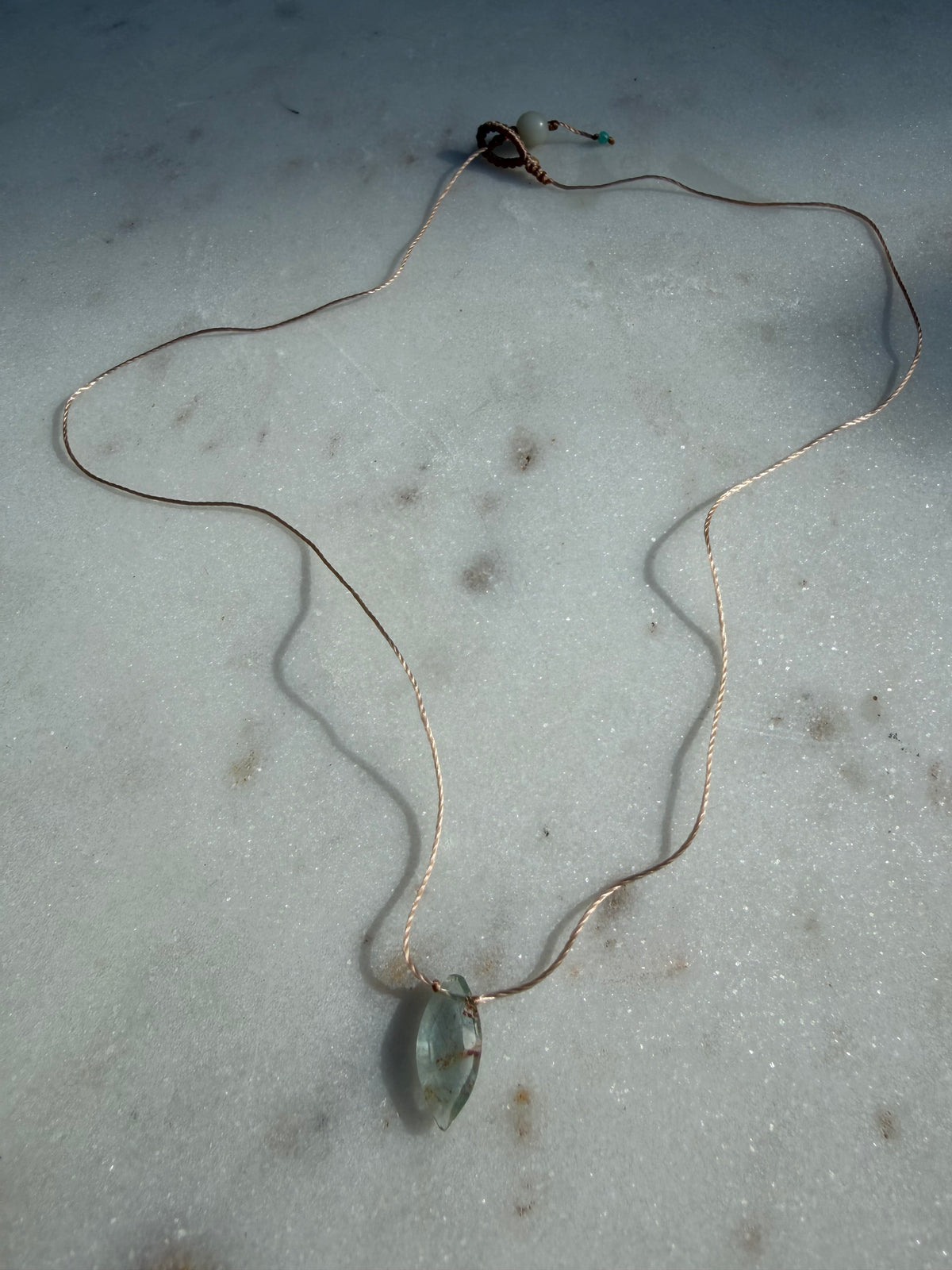 Future Nomads Necklaces Aquamarine Drop Necklace